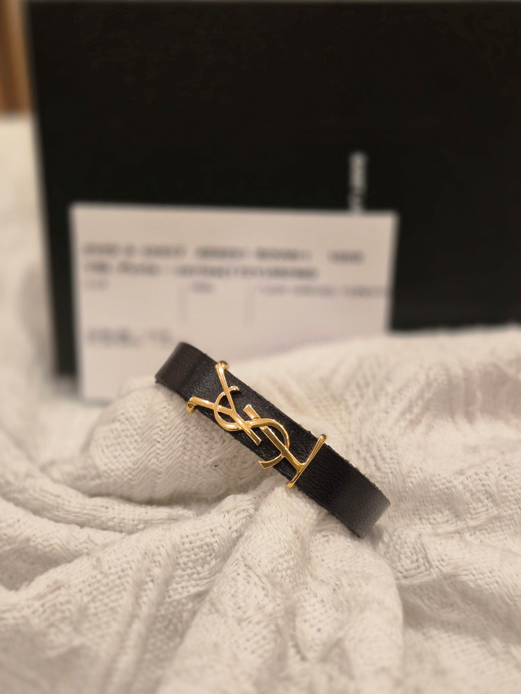 Saint Laurent Bracelet Black