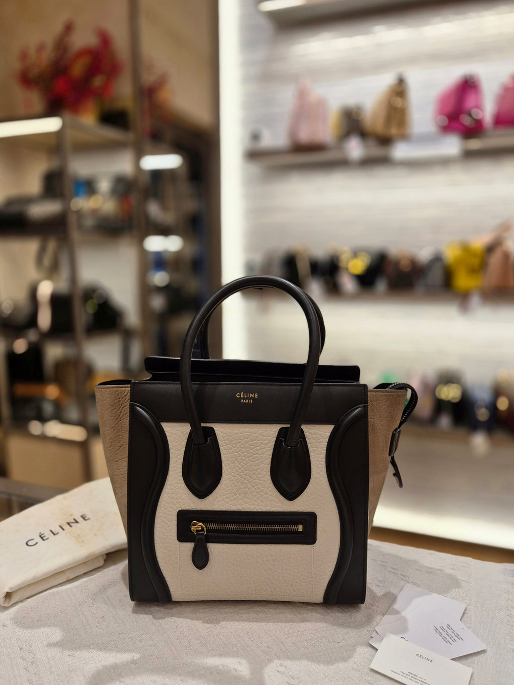 Celine Lugage Micro Multi Colour