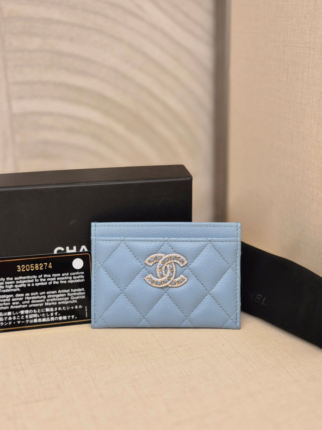 Chanel 19 Card Holder