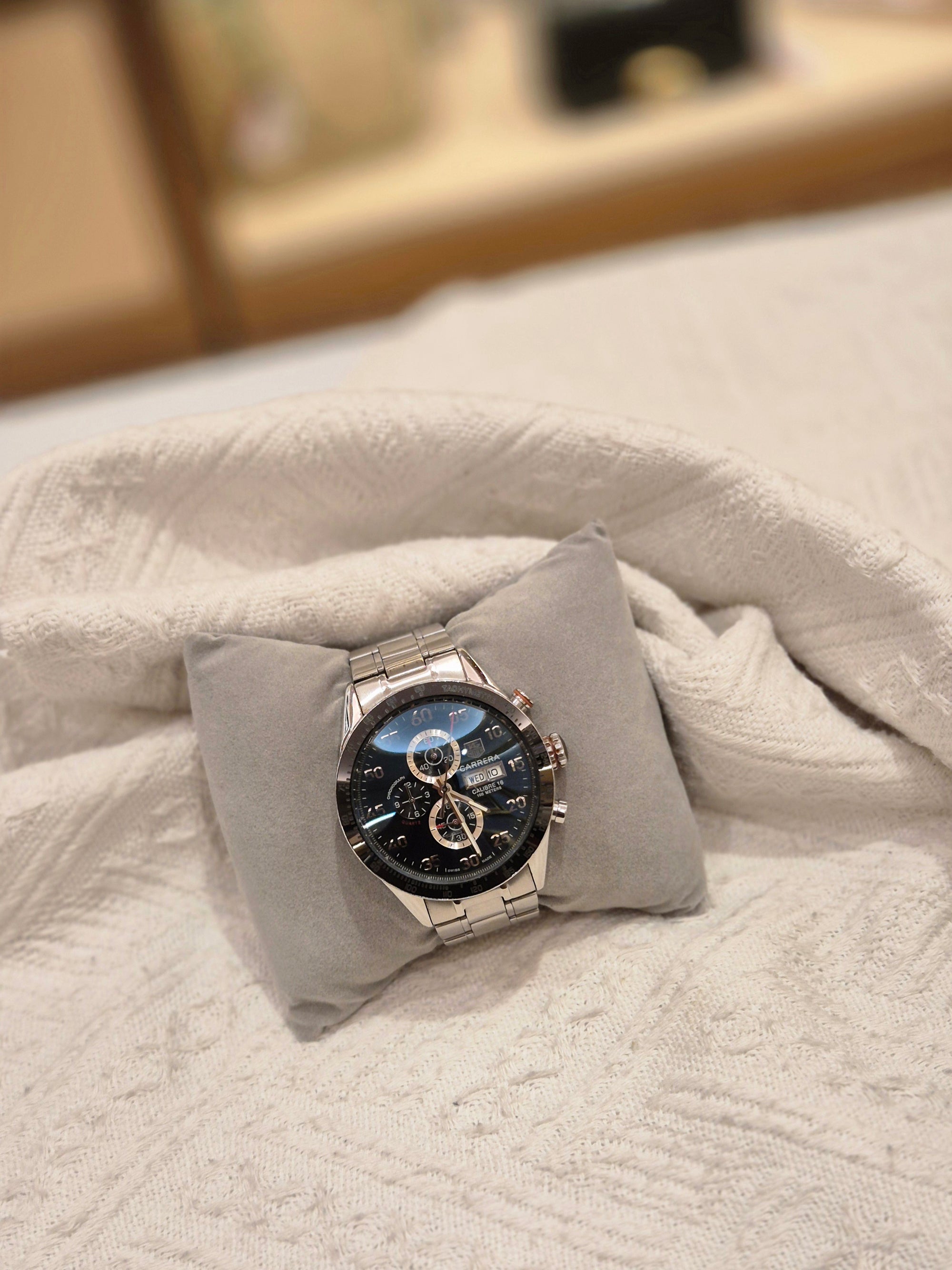 Tag Heuer Watch Chain Dial Blue