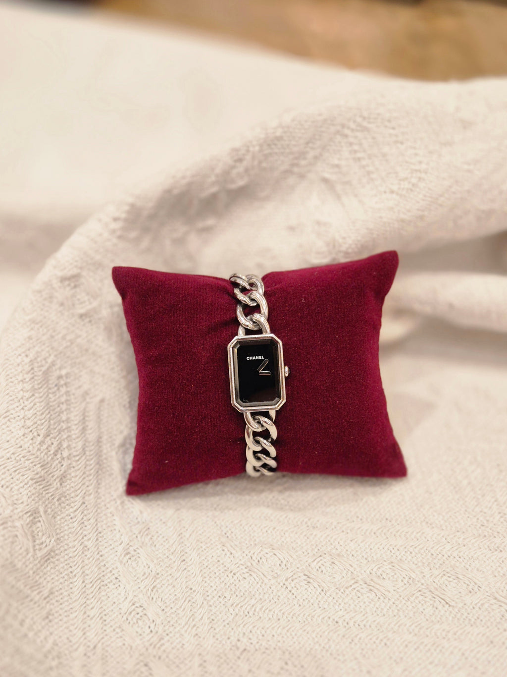 Chanel Premier Chain Silver Dial Black