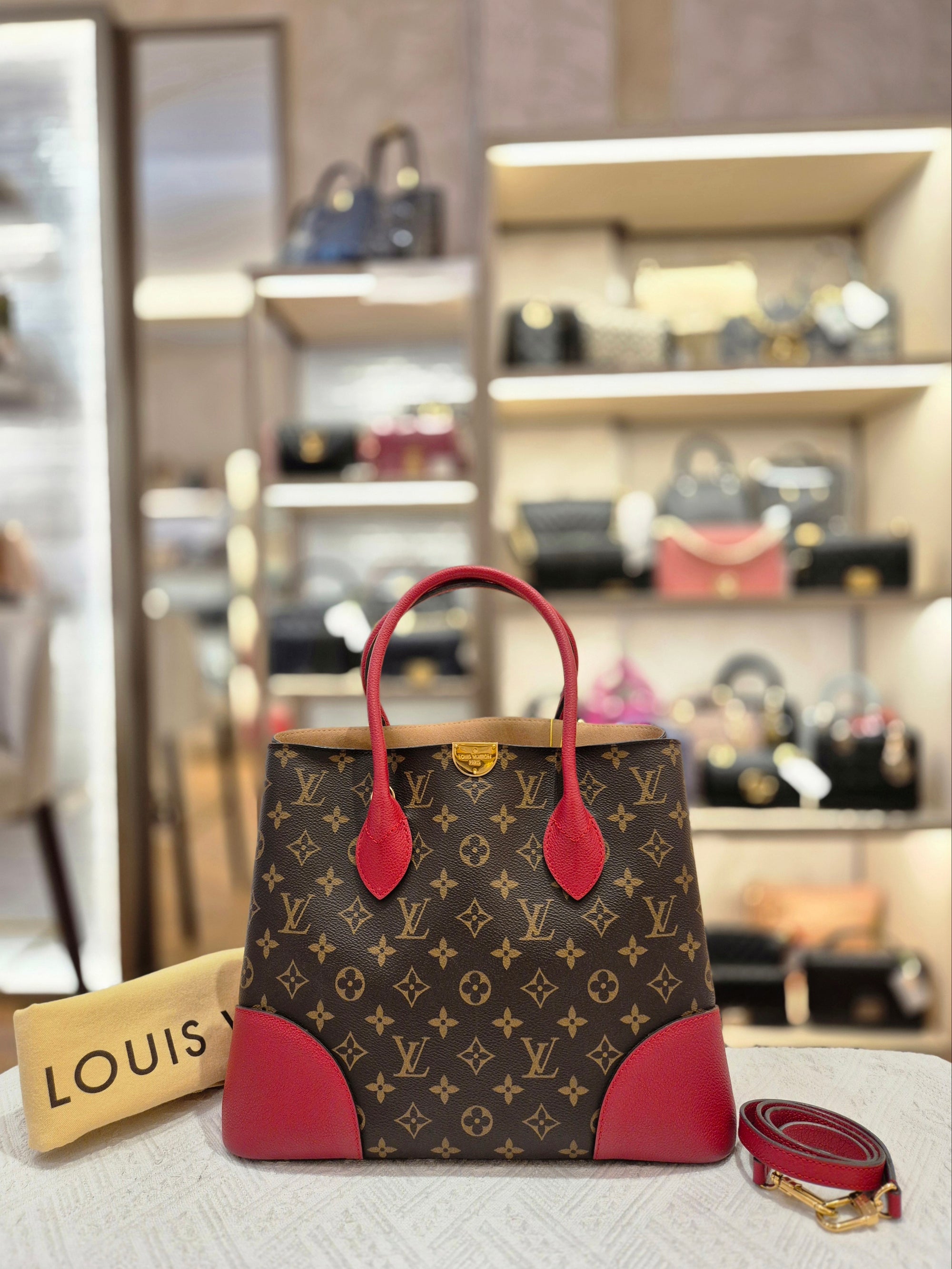 Louis Vuitton Flandrin Monogram Red