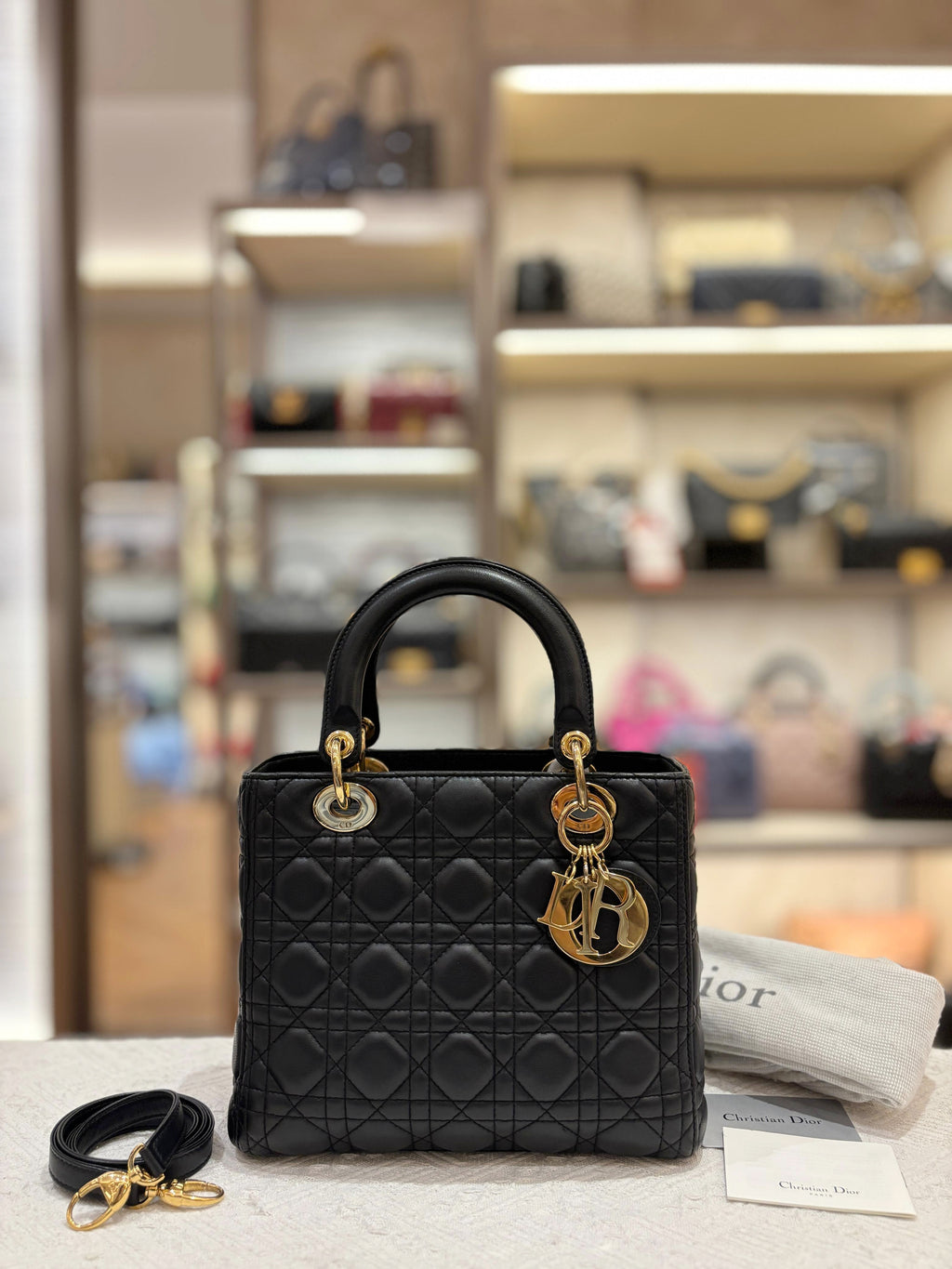 Lady Dior Medium Black