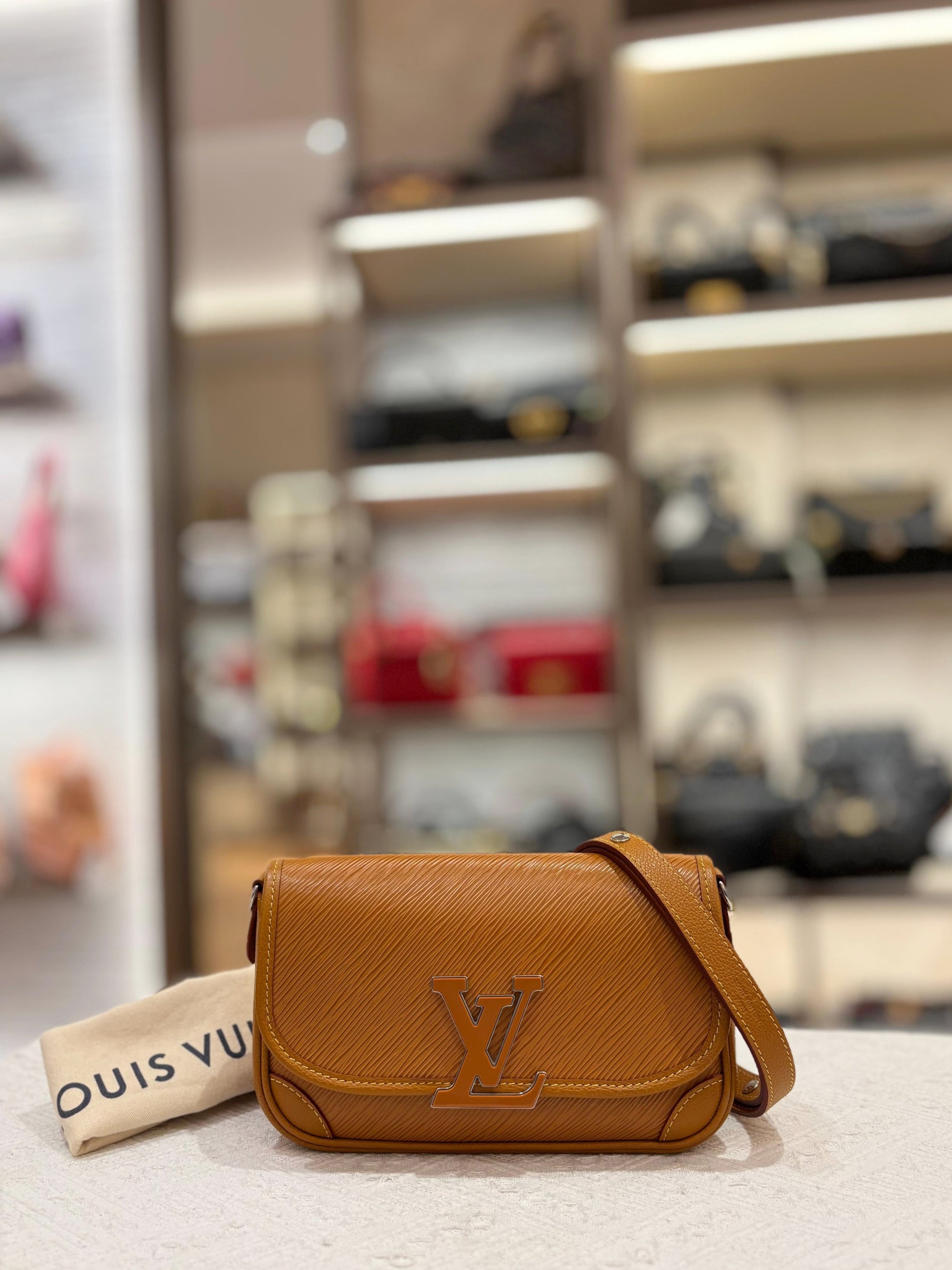 Louis Vuitton Buci Epi Gold