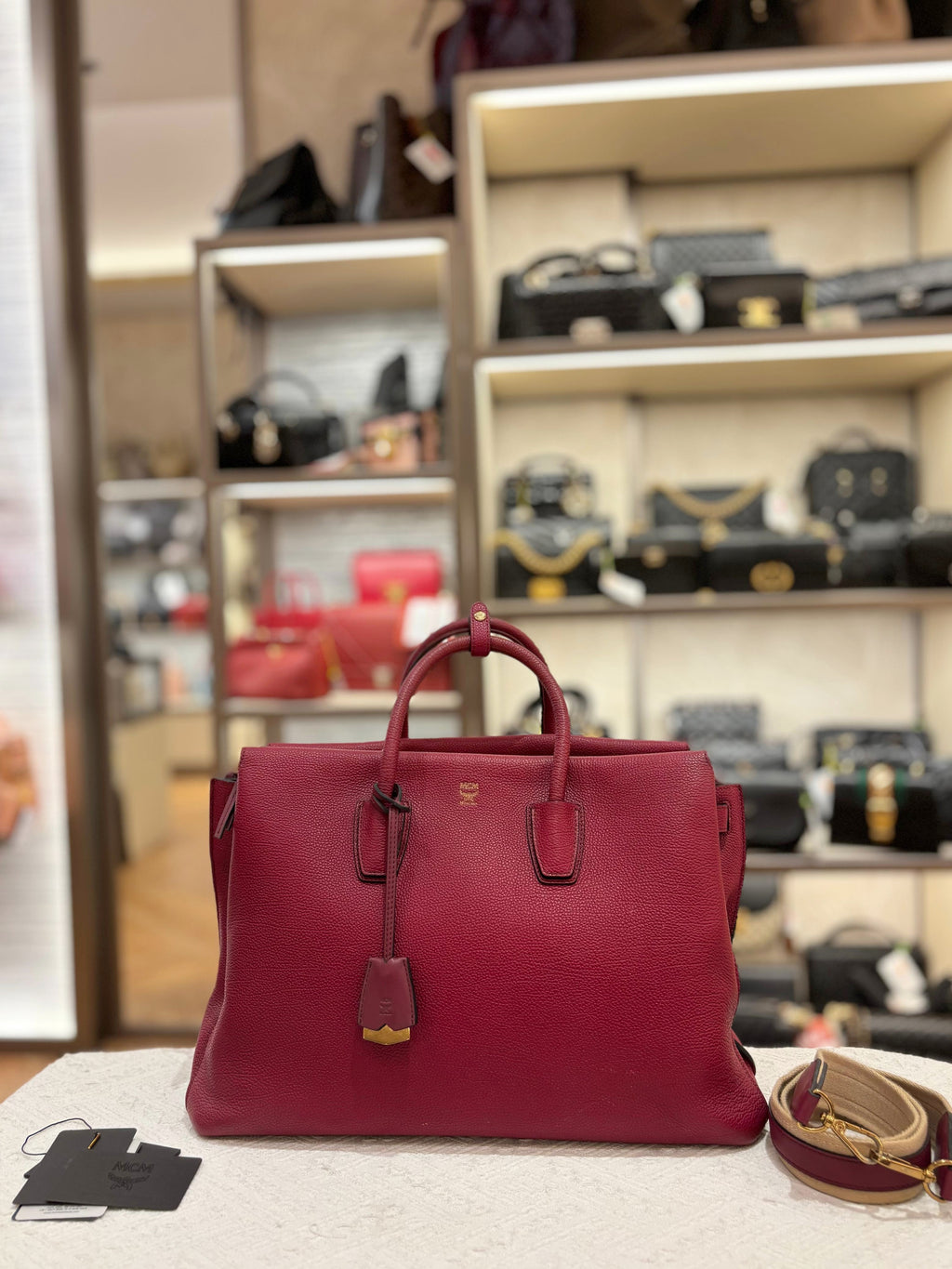 MCM Mila Large Magenta