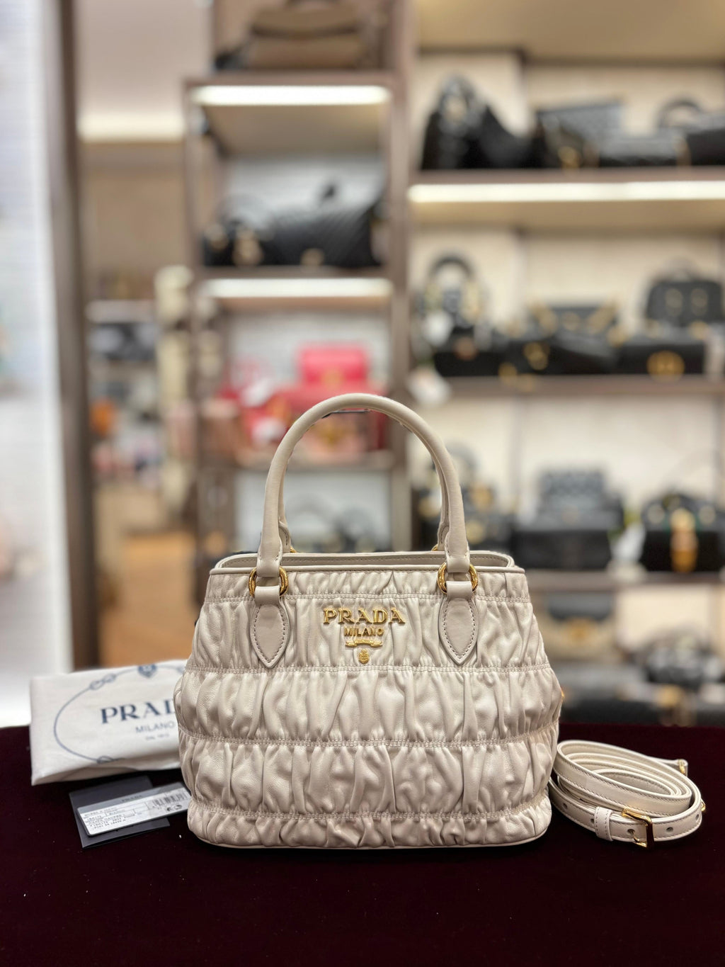 Prada Gaufree White