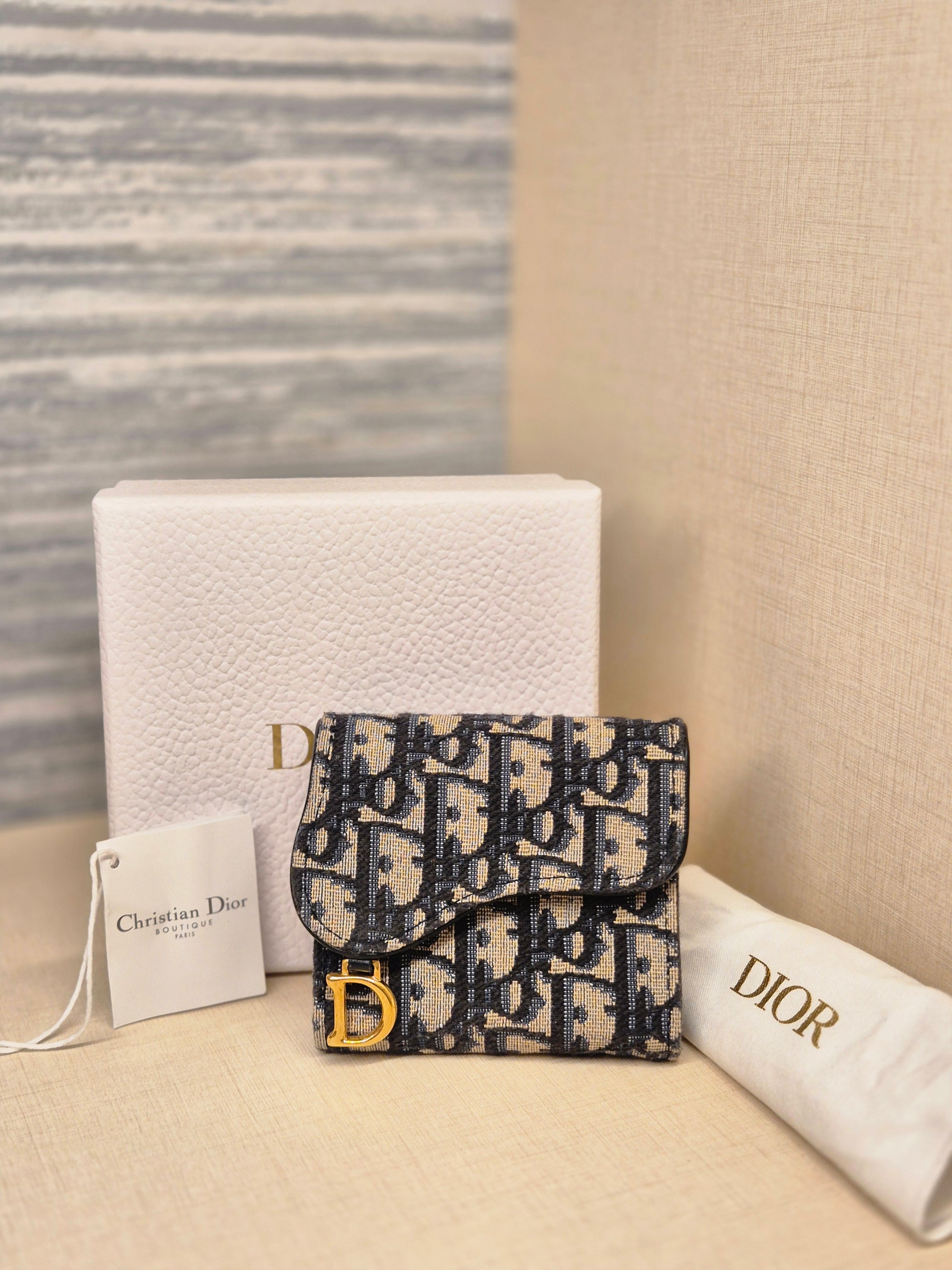 Dior Saddle Wallet Obliq