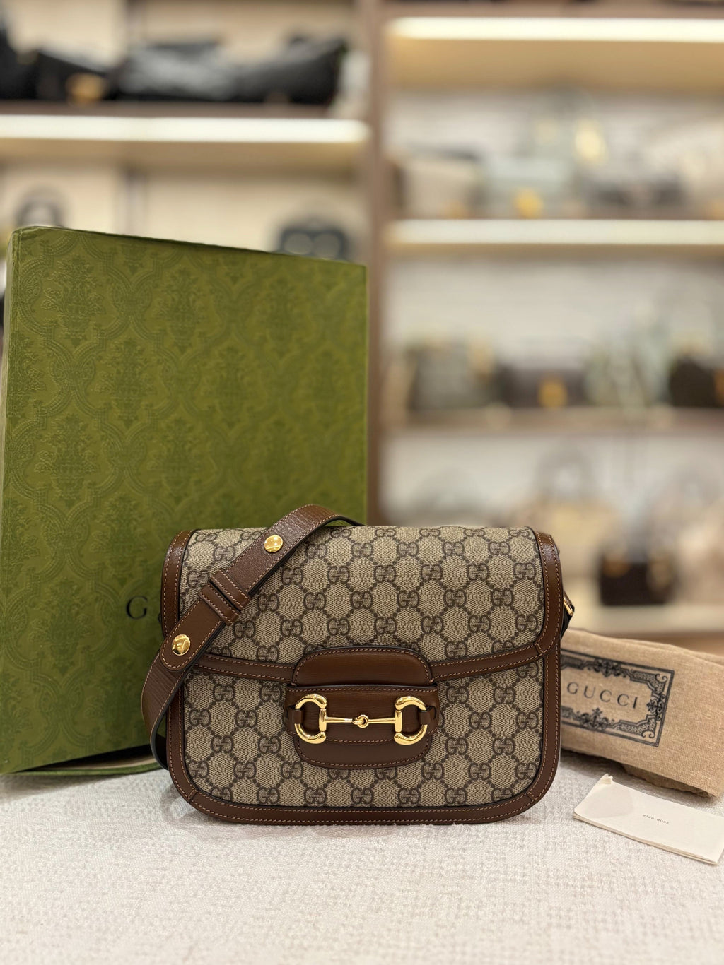 Gucci Horsebit Medium Monogram