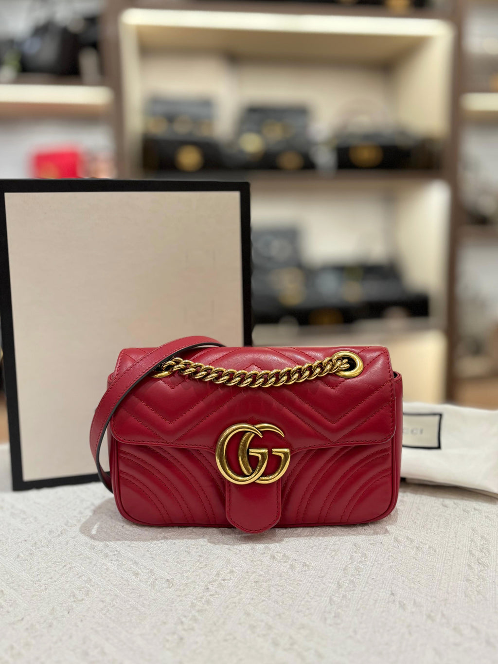 Gucci Marmont Mini Red