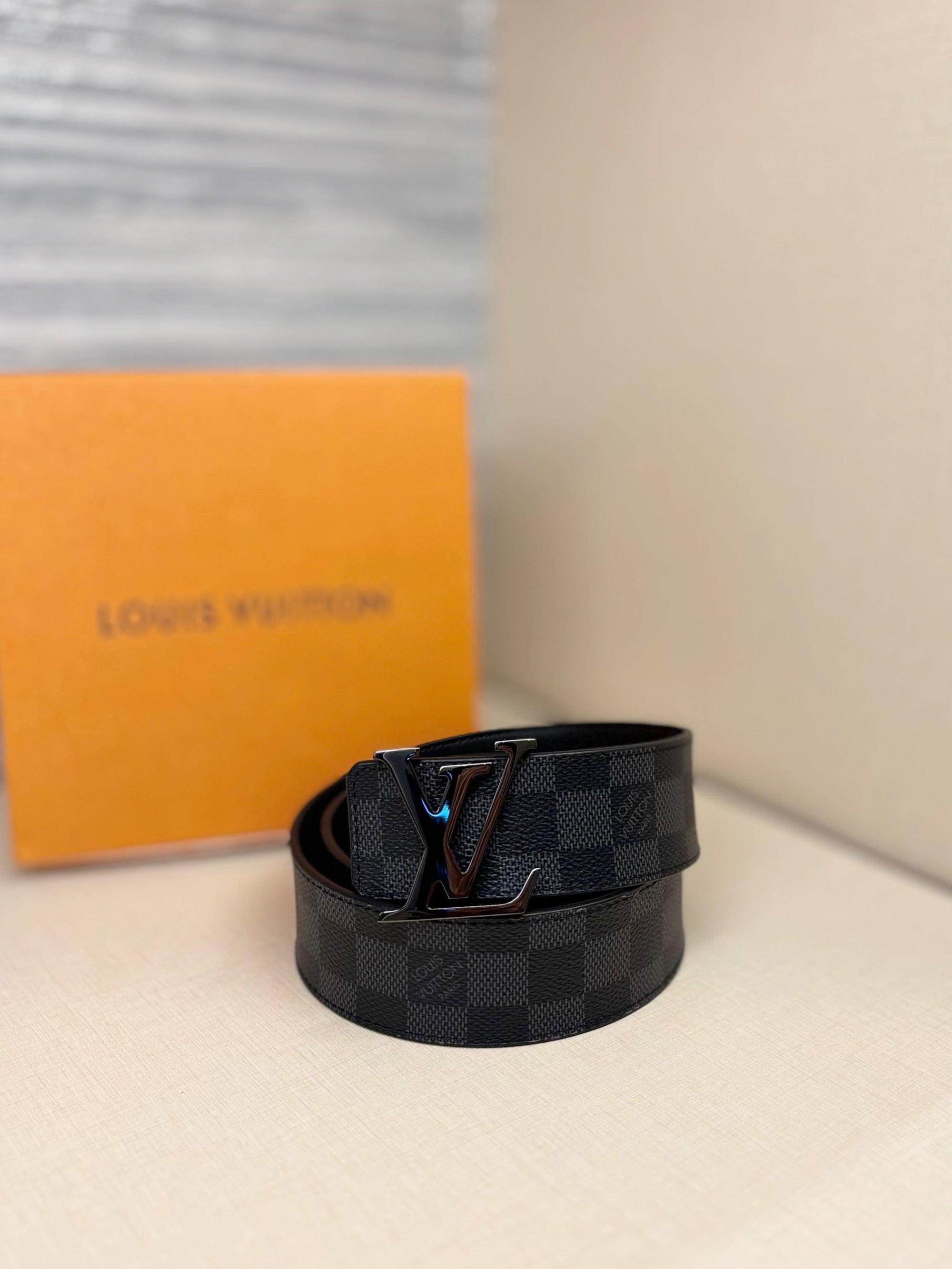 Louis Vuitton Belt Reversible Damier Graphite