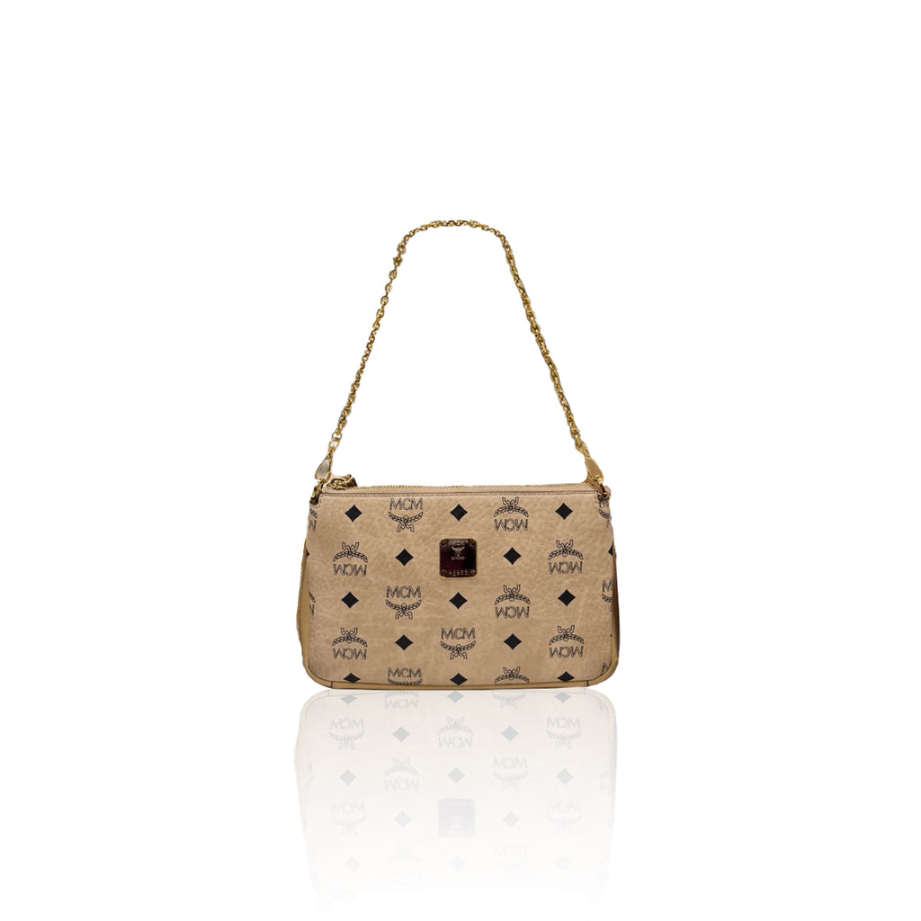 MCM 2way Visetos Beige