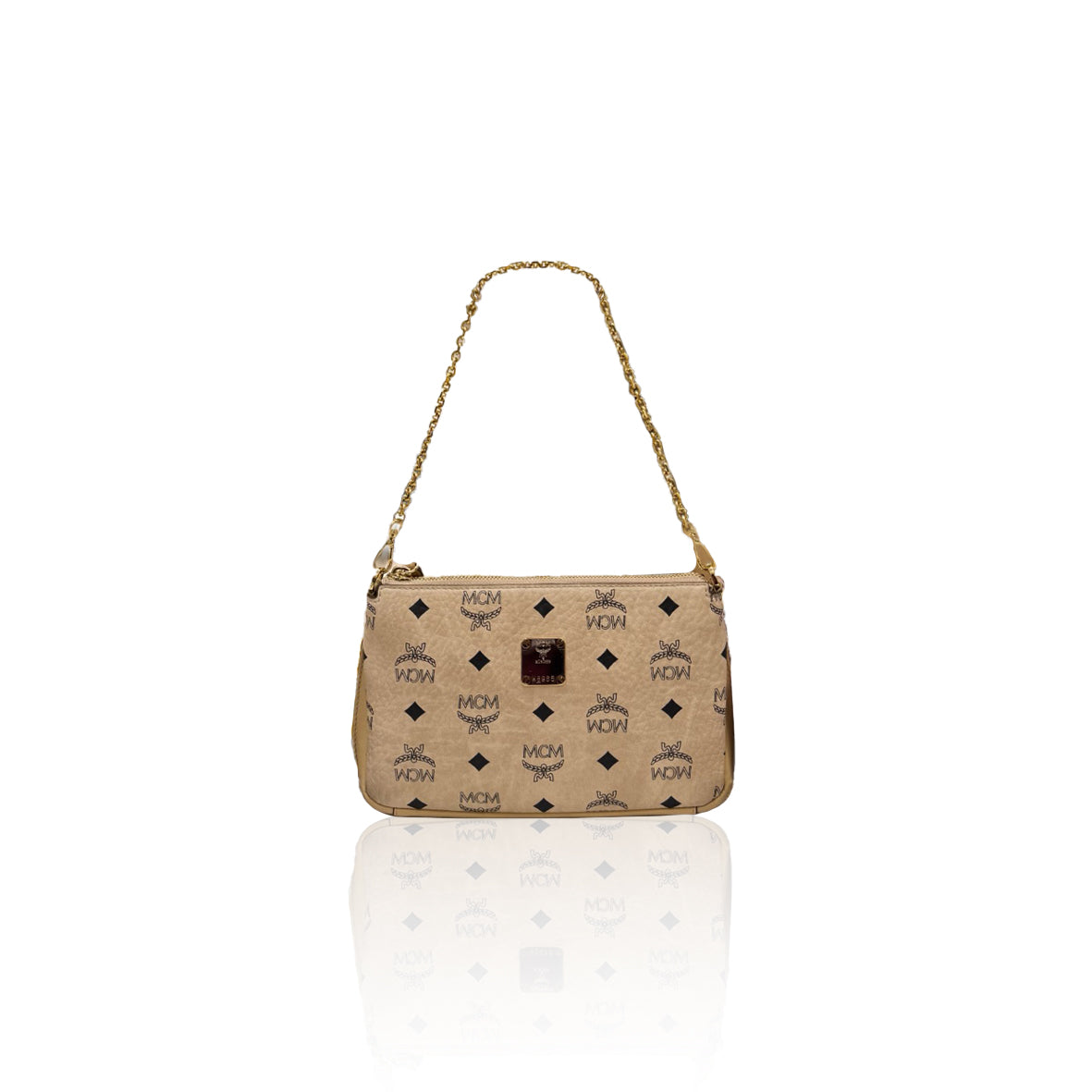 MCM 2way Visetos Beige