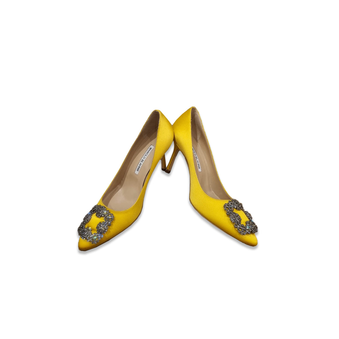 Manolo Blahnik Heels Rhinestone
