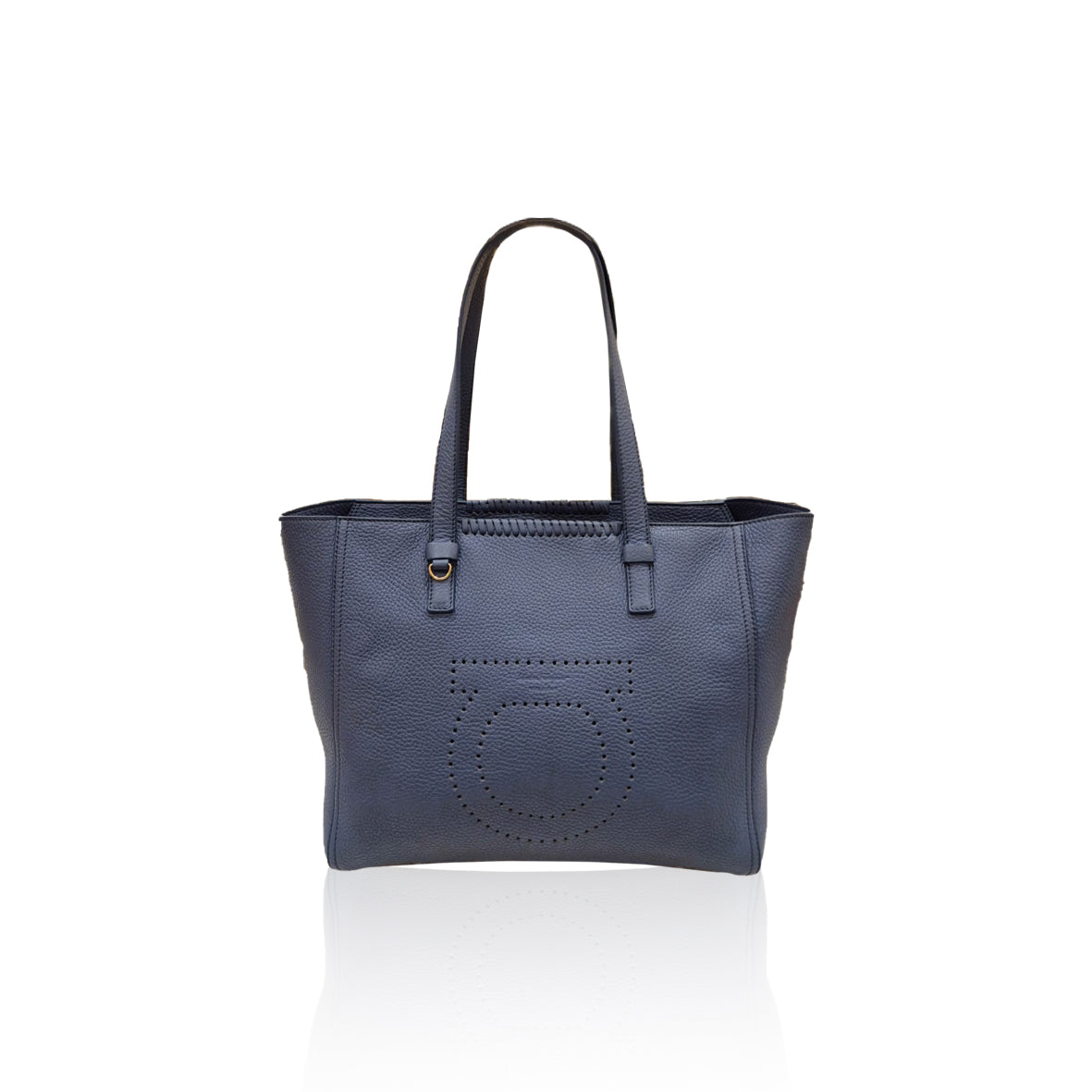 Salvatore Ferragamo Zip Totebag Blue