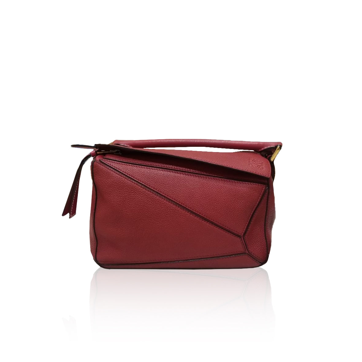 Loewe Puzzle Small Grain Red