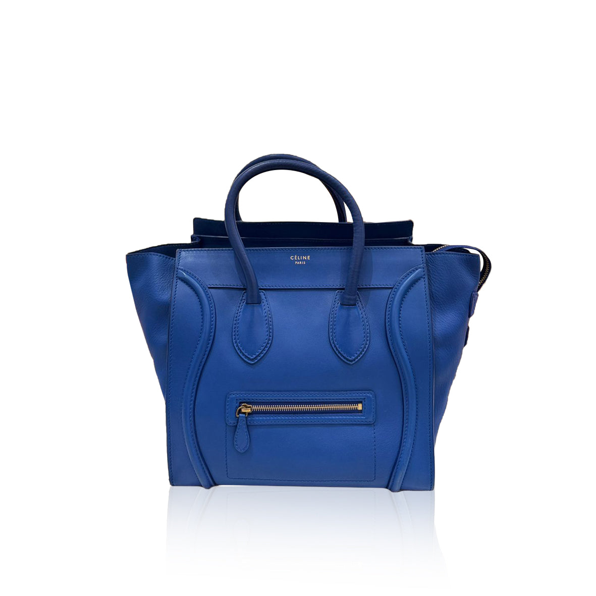 Celine Mini Luggage Blue