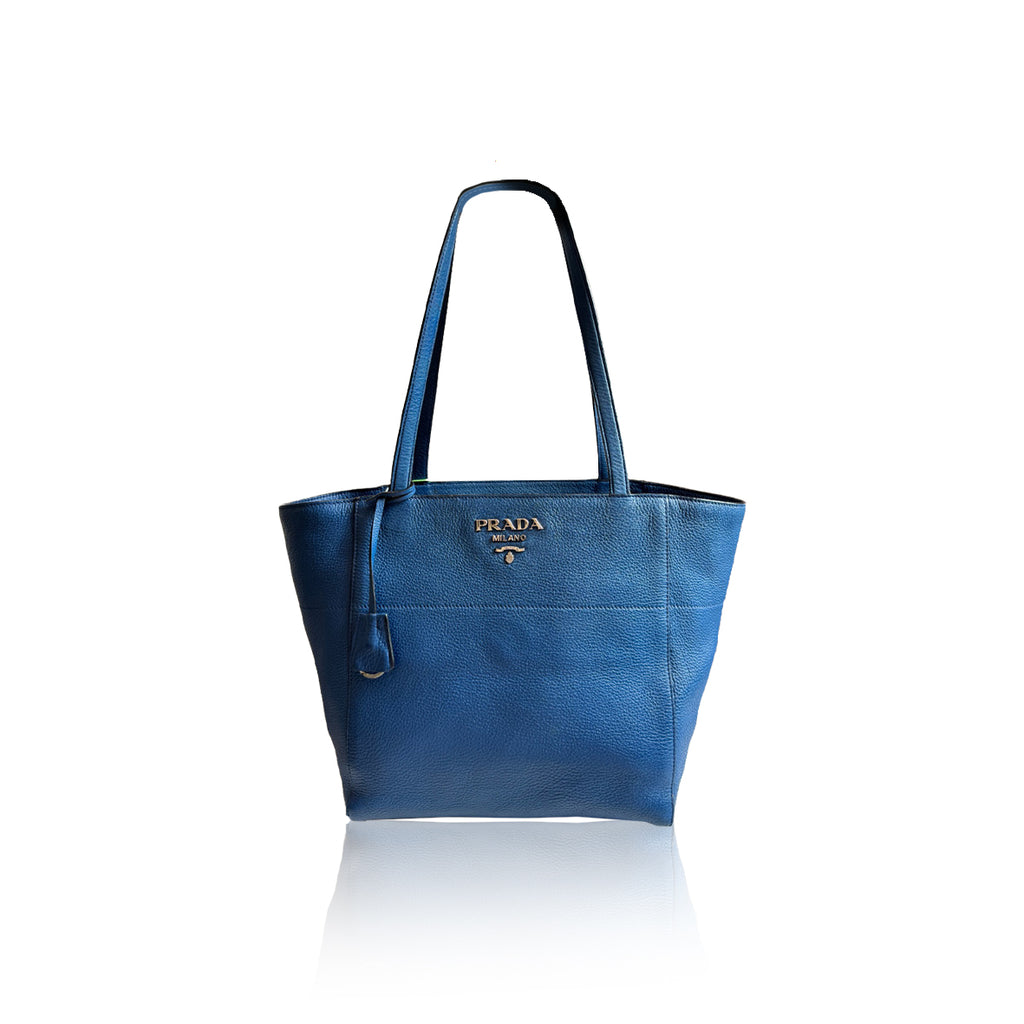 Prada Totebag Ziper Blue
