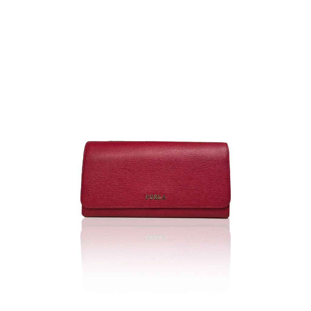 Furla Long Wallet Red