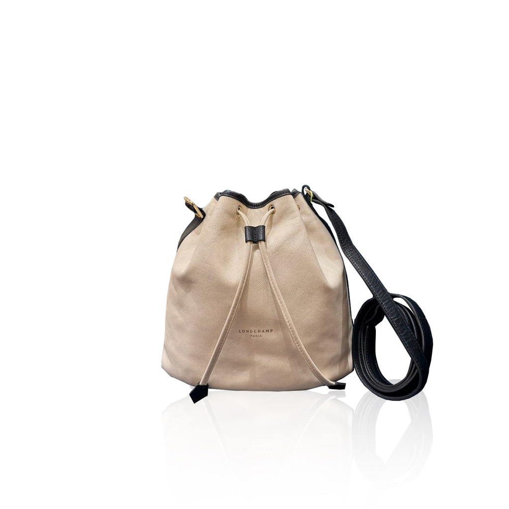Longchamp Bucket Broken White