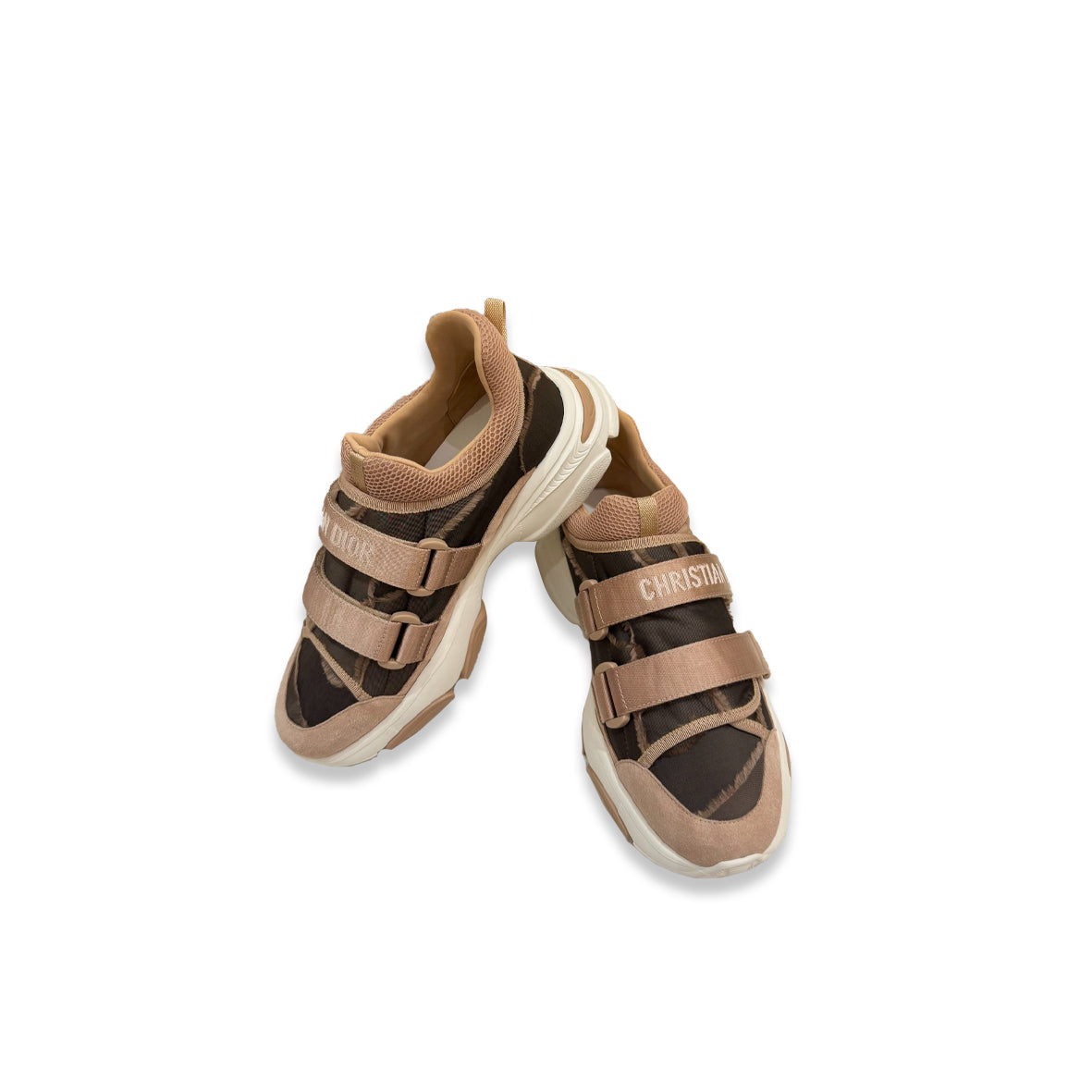 Dior D-Wander Sneakers Nude