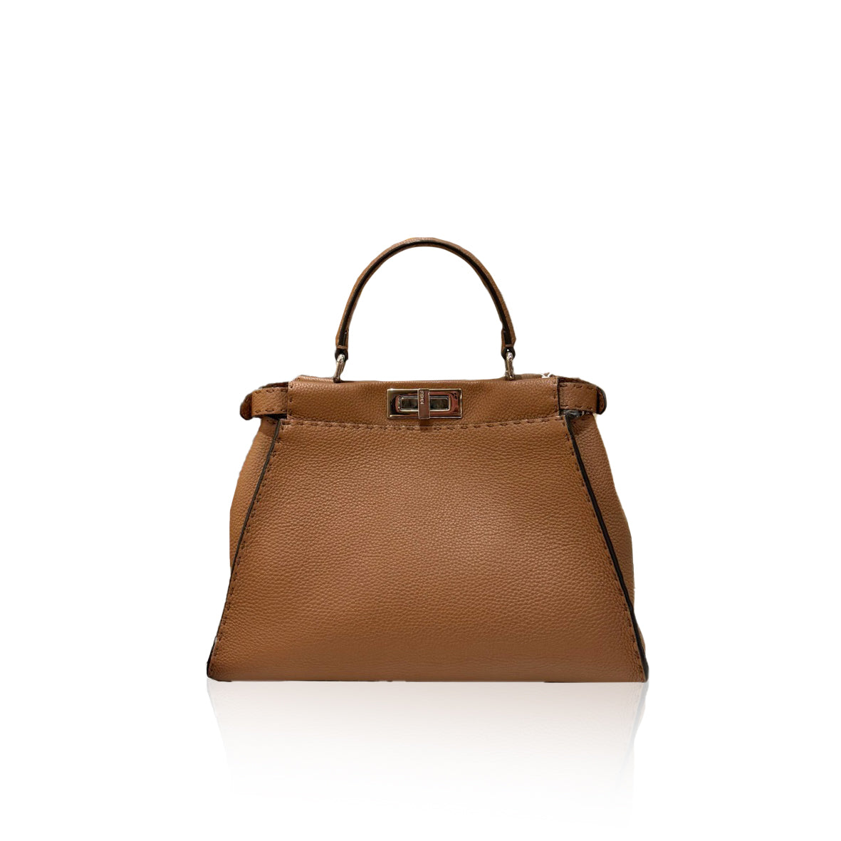 Fendi Peekaboo Selleria Medium Brown