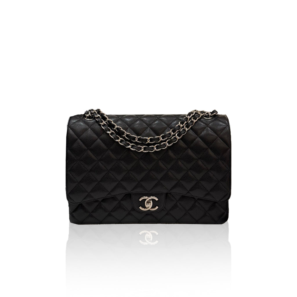 Chanel Maxi Classic Double Flap Black Caviar