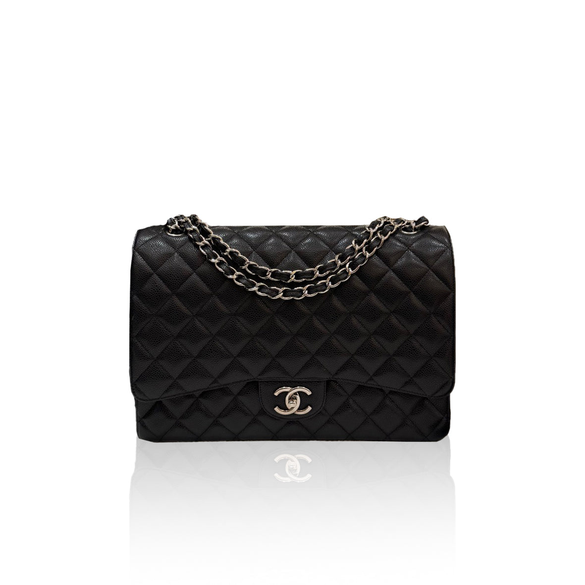 Chanel Maxi Classic Double Flap Black Caviar