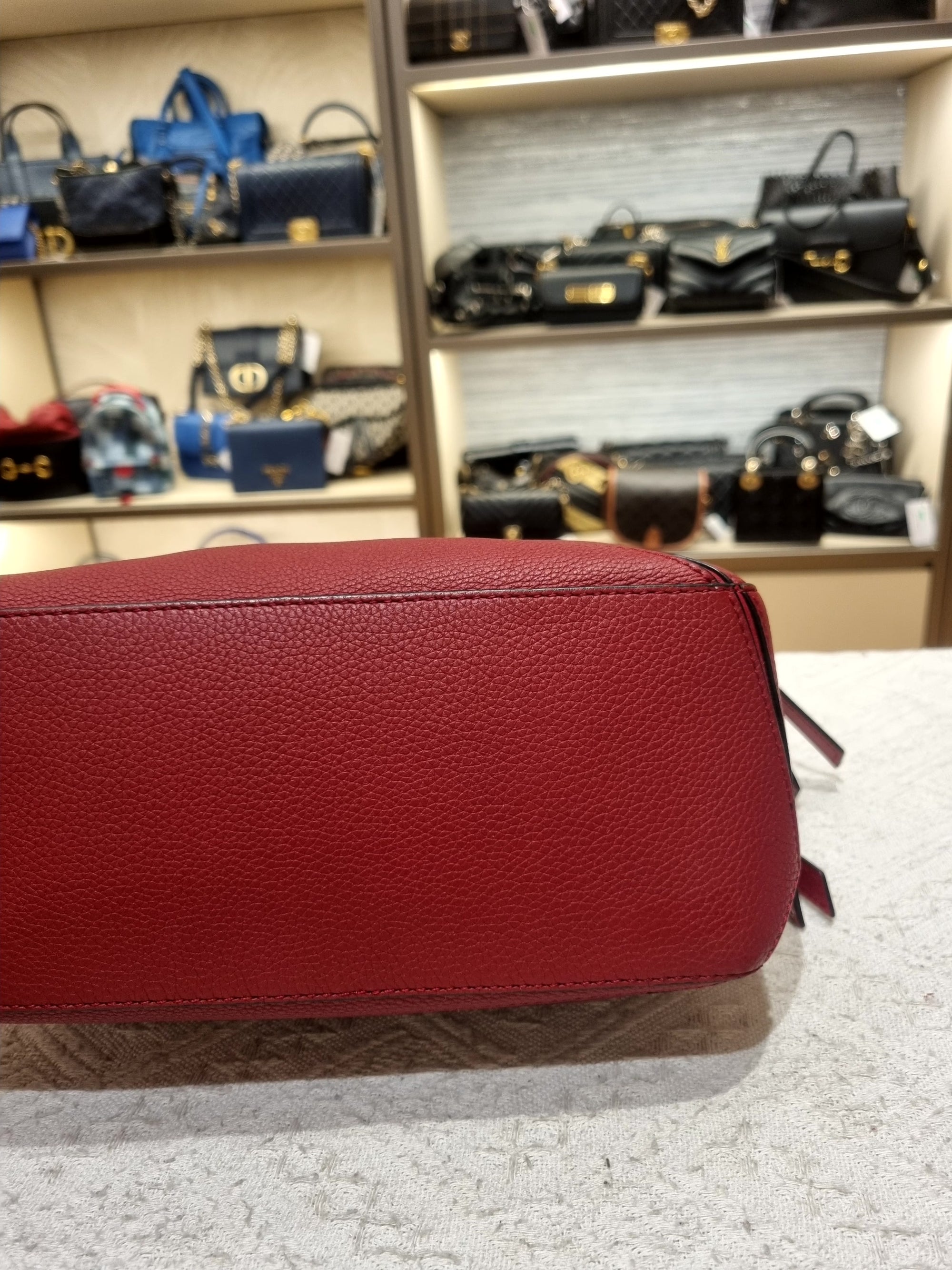 Loewe Puzzle Small Grain Red