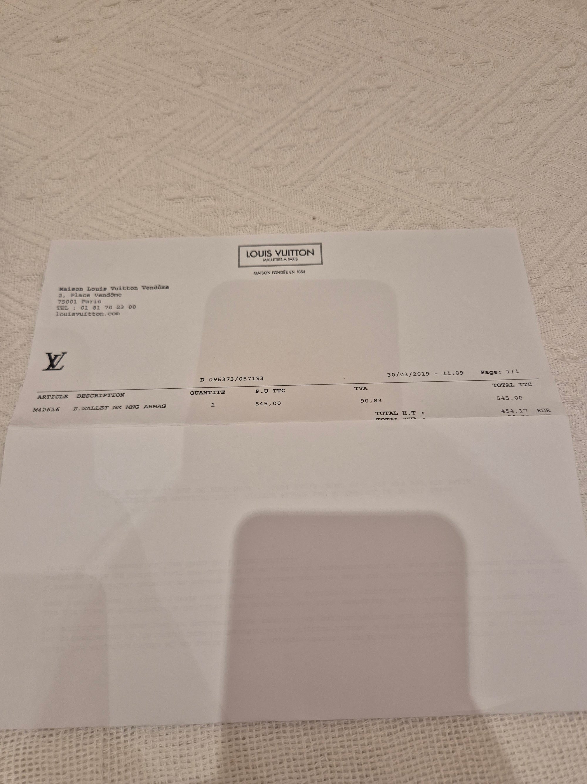 Louis Vuitton Zipper Long Wallet Monogram