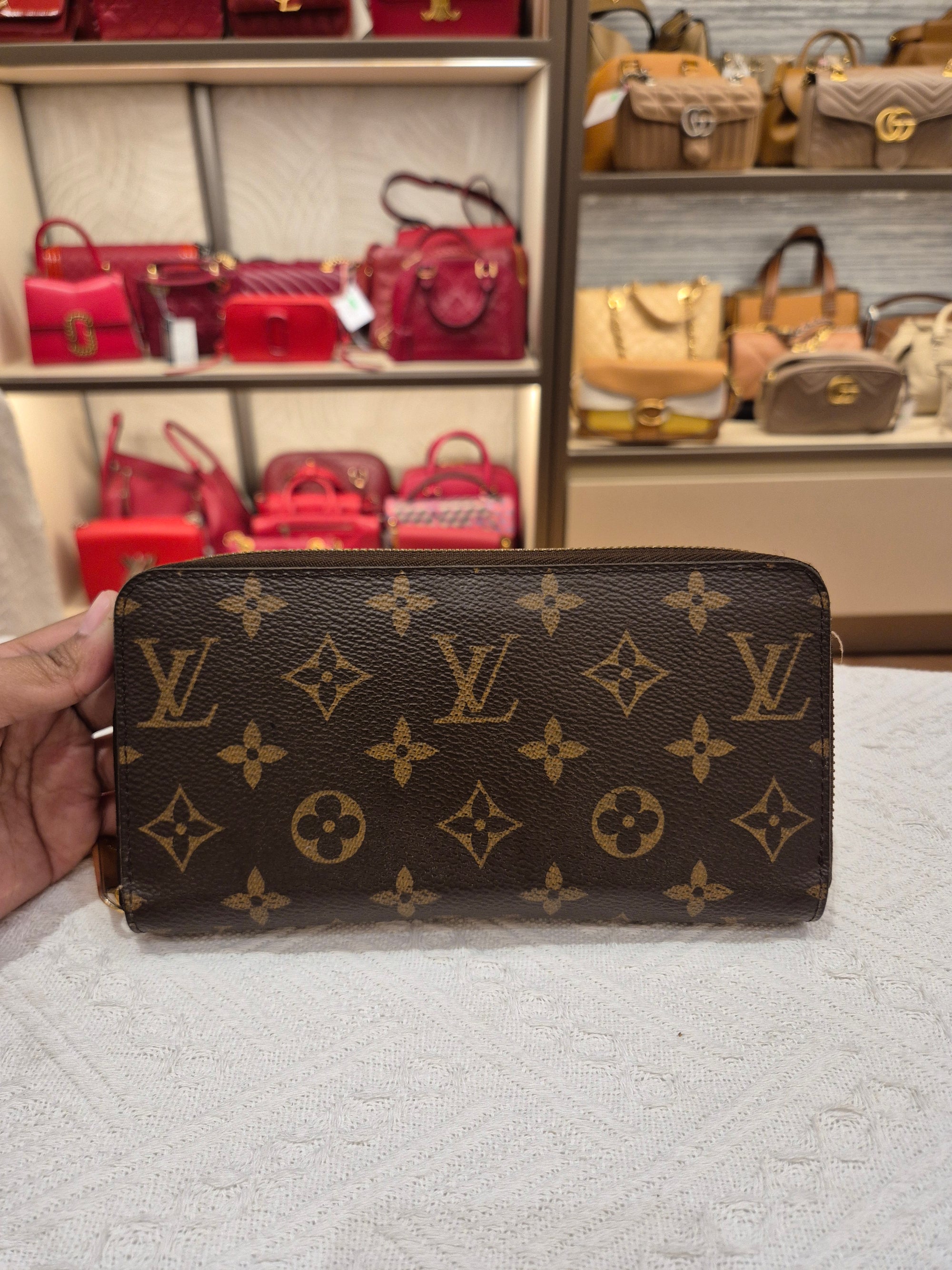 Louis Vuitton Zipper Long Wallet Monogram