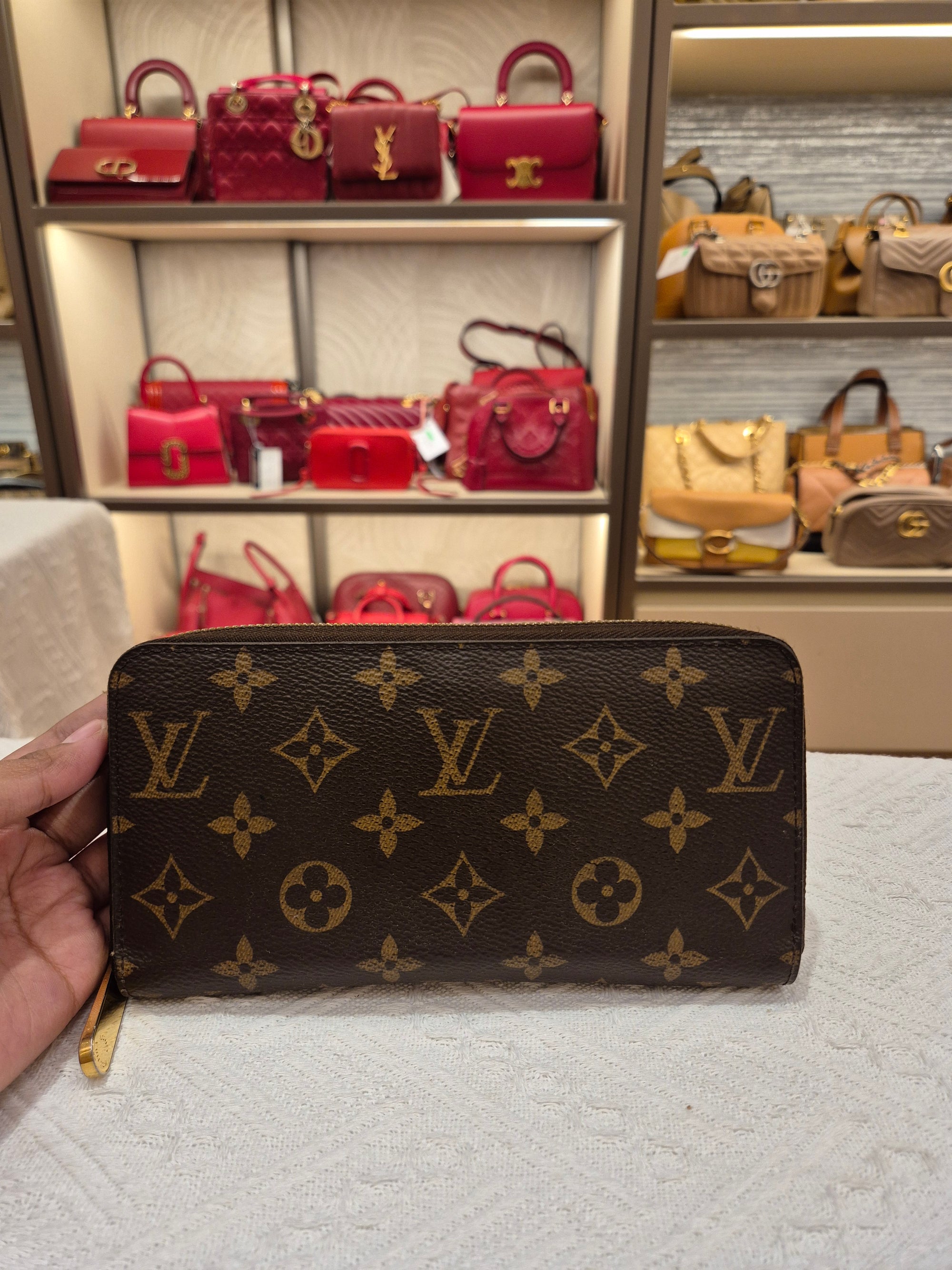 Louis Vuitton Zipper Long Wallet Monogram