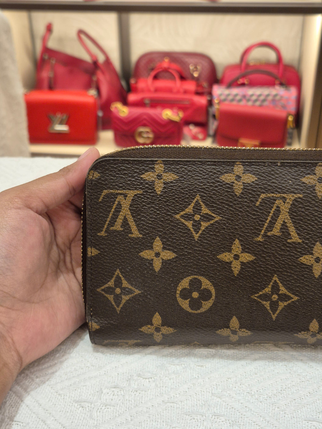 Louis Vuitton Zipper Long Wallet Monogram