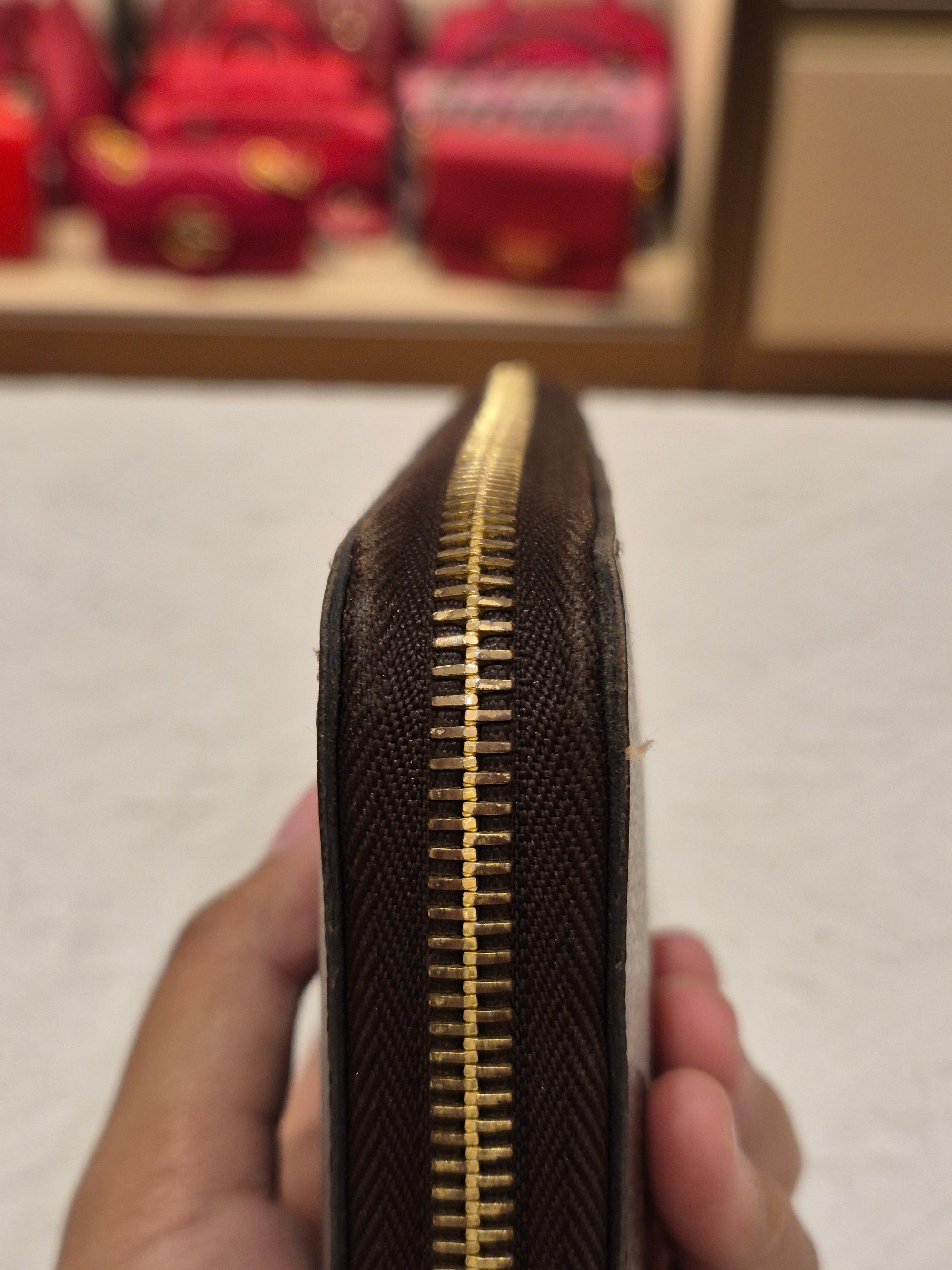 Louis Vuitton Zipper Long Wallet Monogram