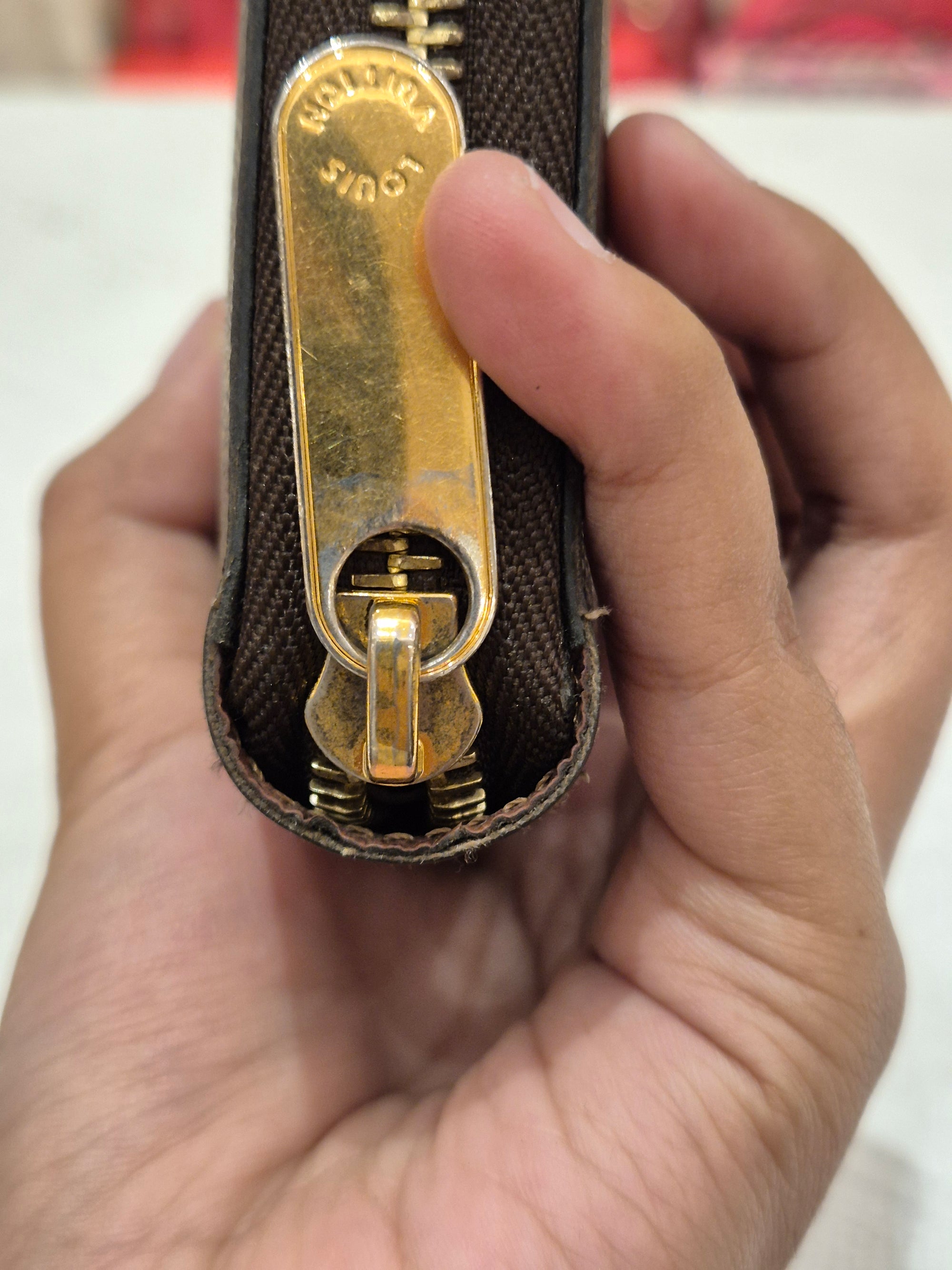 Louis Vuitton Zipper Long Wallet Monogram