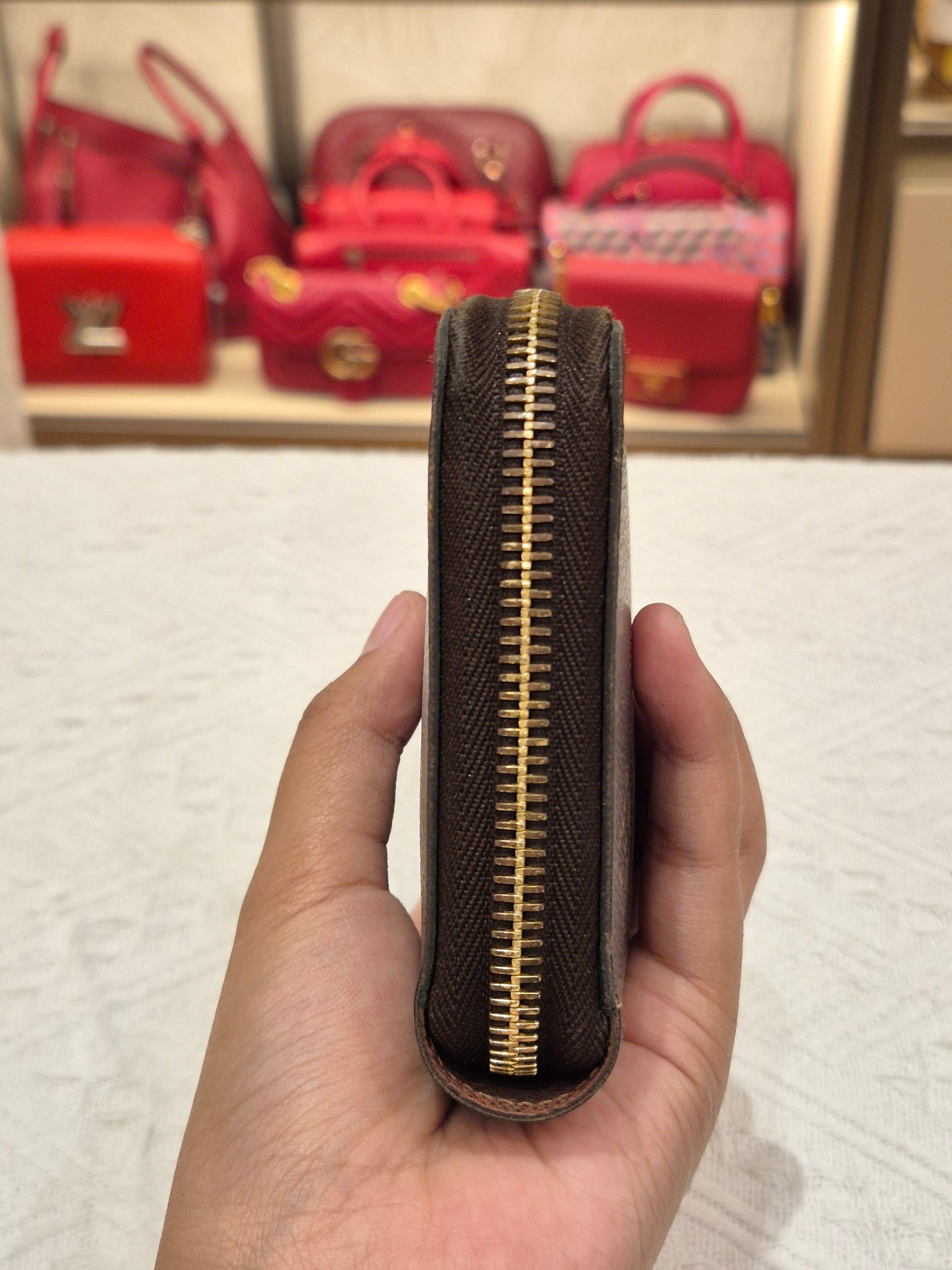 Louis Vuitton Zipper Long Wallet Monogram