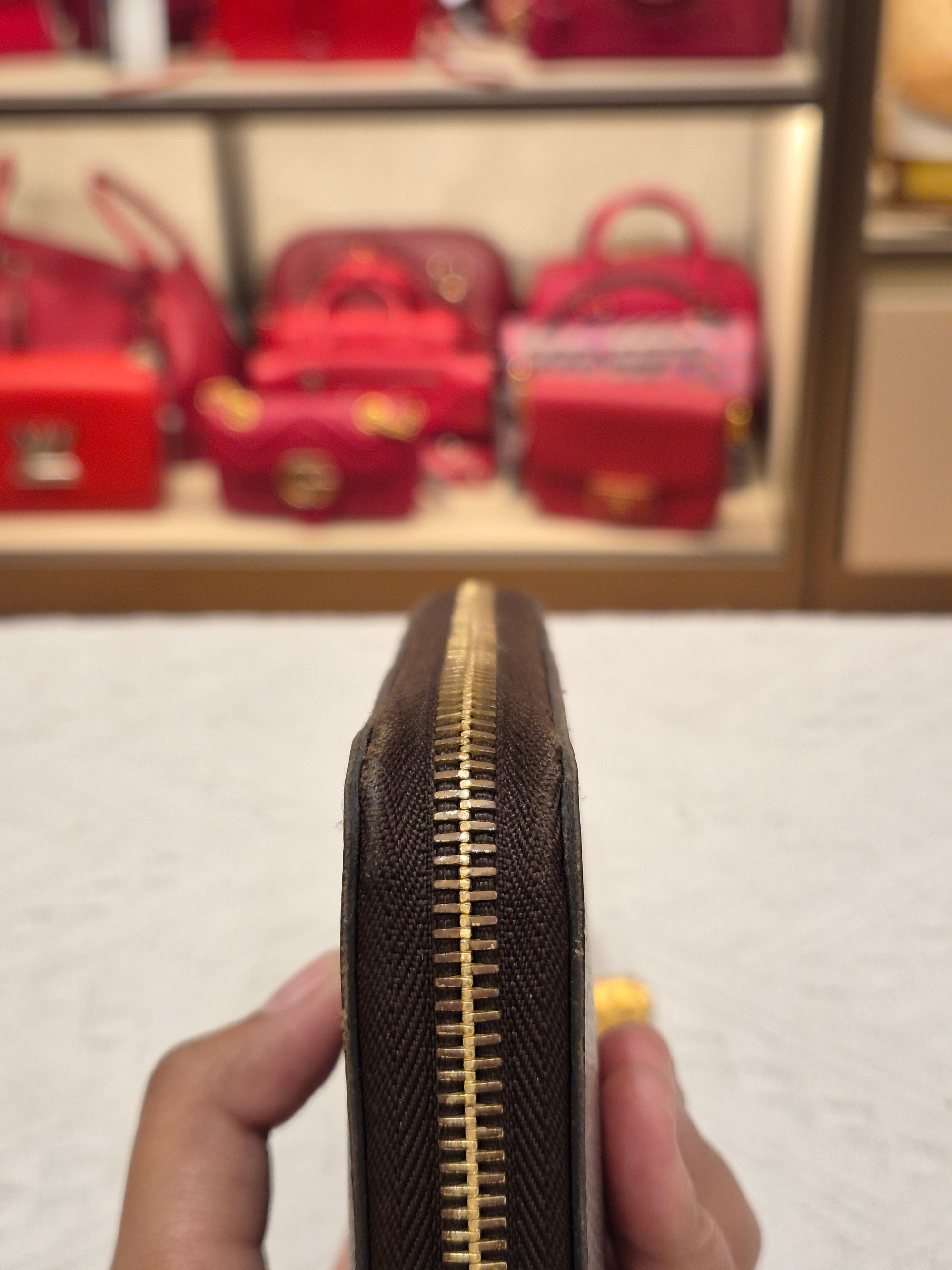 Louis Vuitton Zipper Long Wallet Monogram
