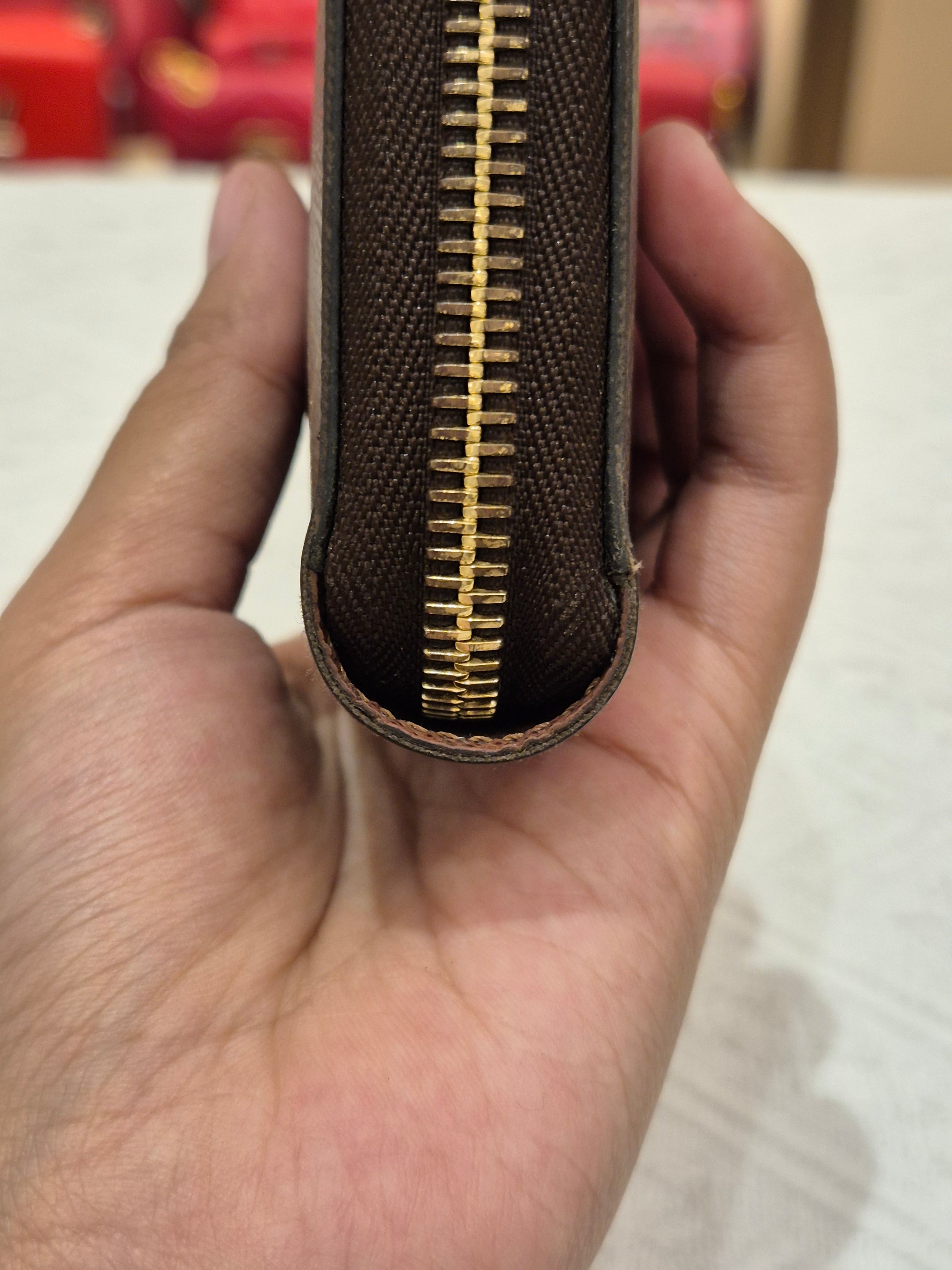 Louis Vuitton Zipper Long Wallet Monogram
