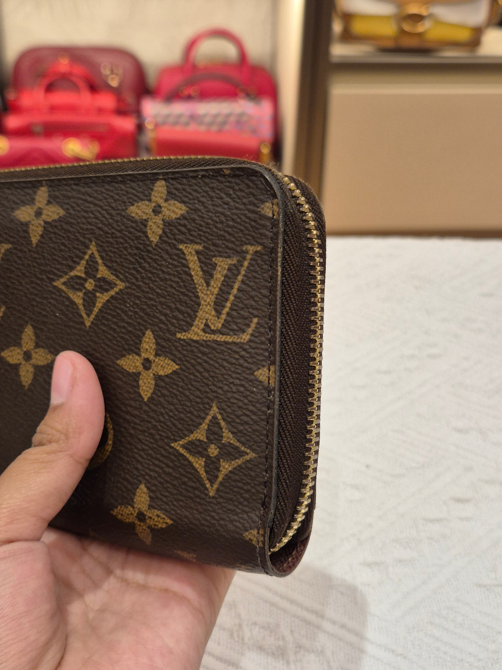 Louis Vuitton Zipper Long Wallet Monogram