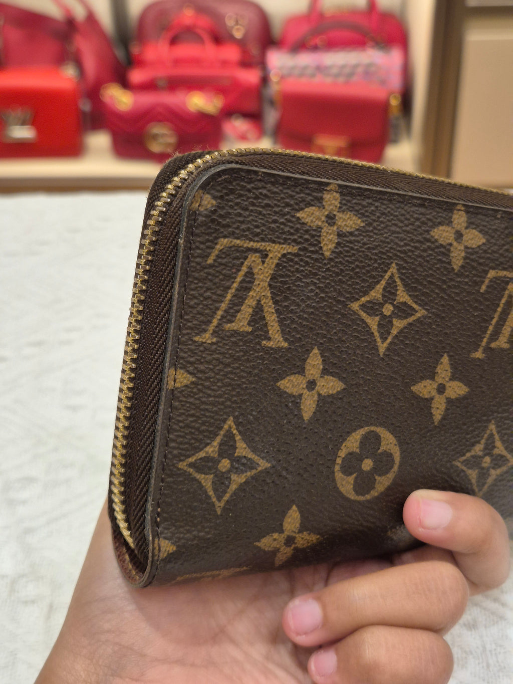 Louis Vuitton Zipper Long Wallet Monogram
