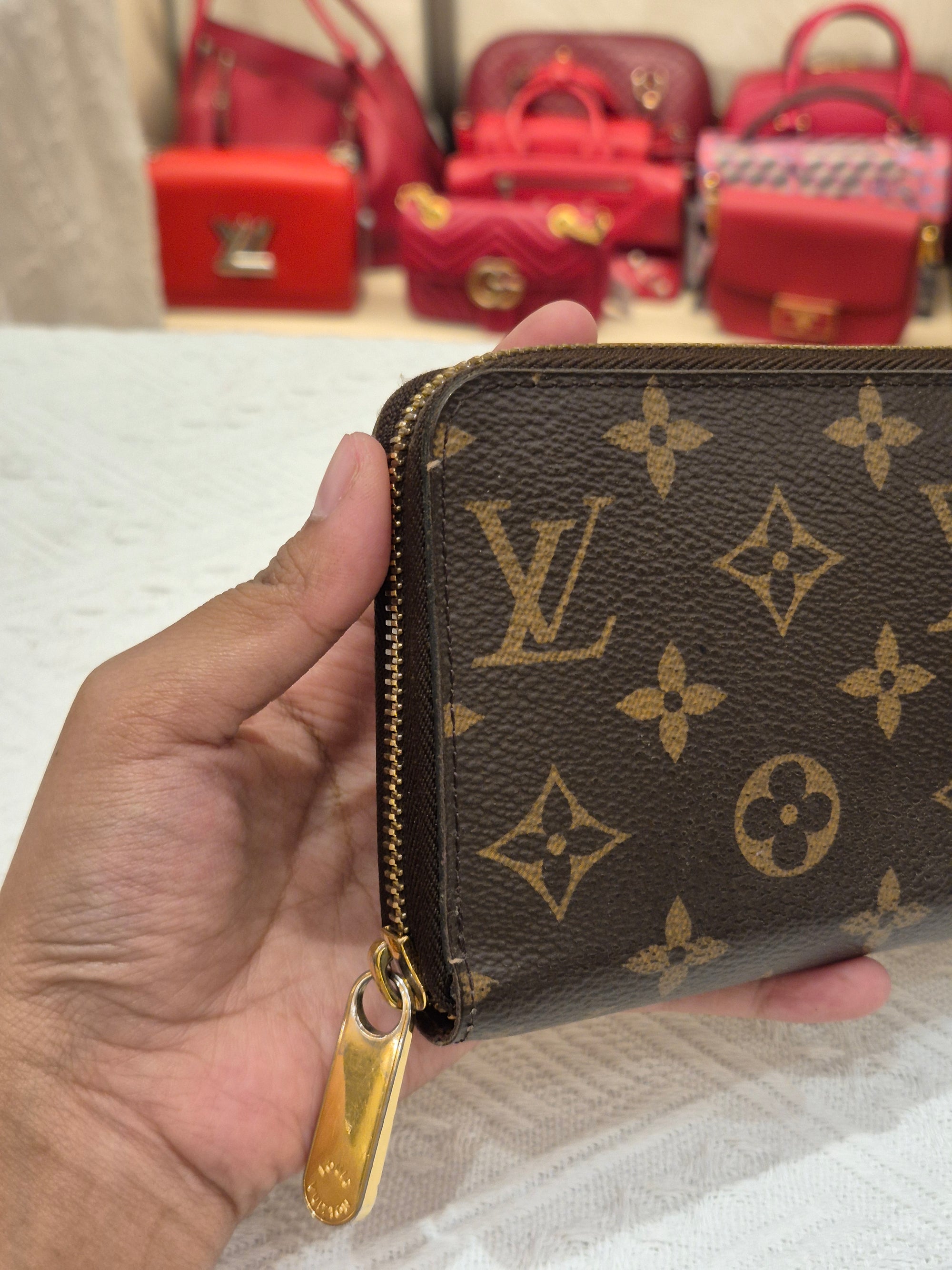 Louis Vuitton Zipper Long Wallet Monogram