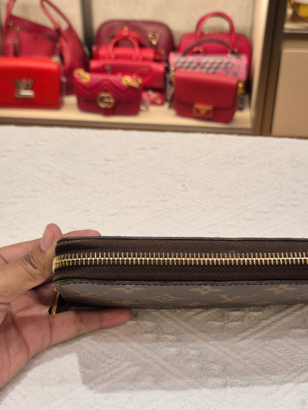 Louis Vuitton Zipper Long Wallet Monogram