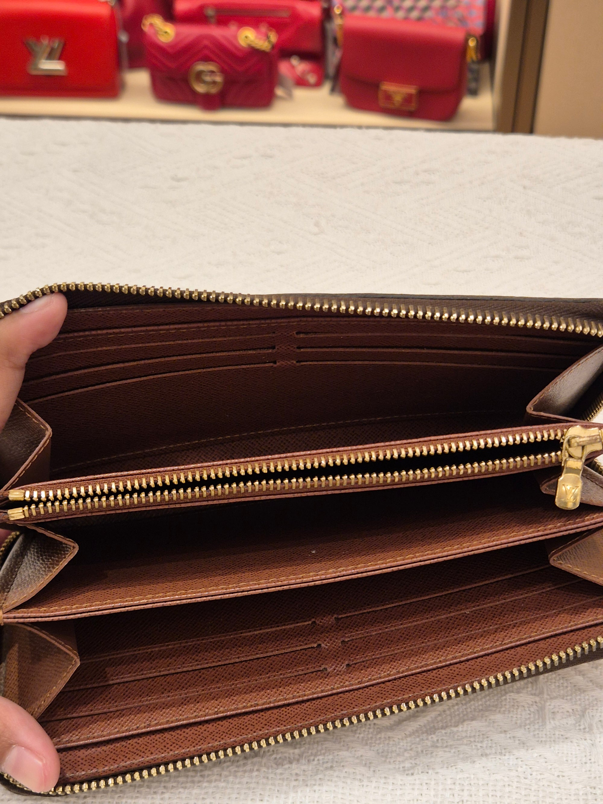 Louis Vuitton Zipper Long Wallet Monogram