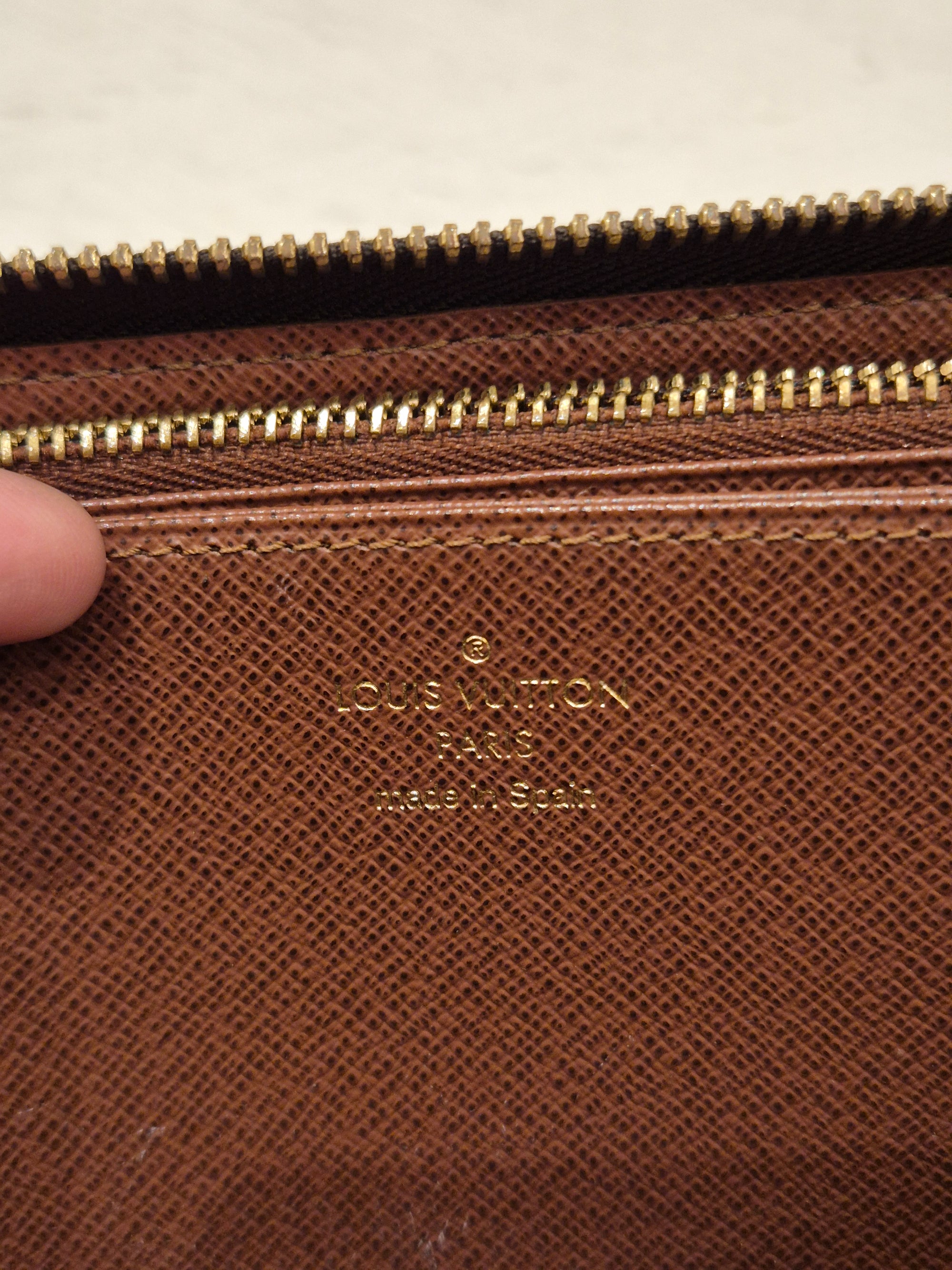 Louis Vuitton Zipper Long Wallet Monogram