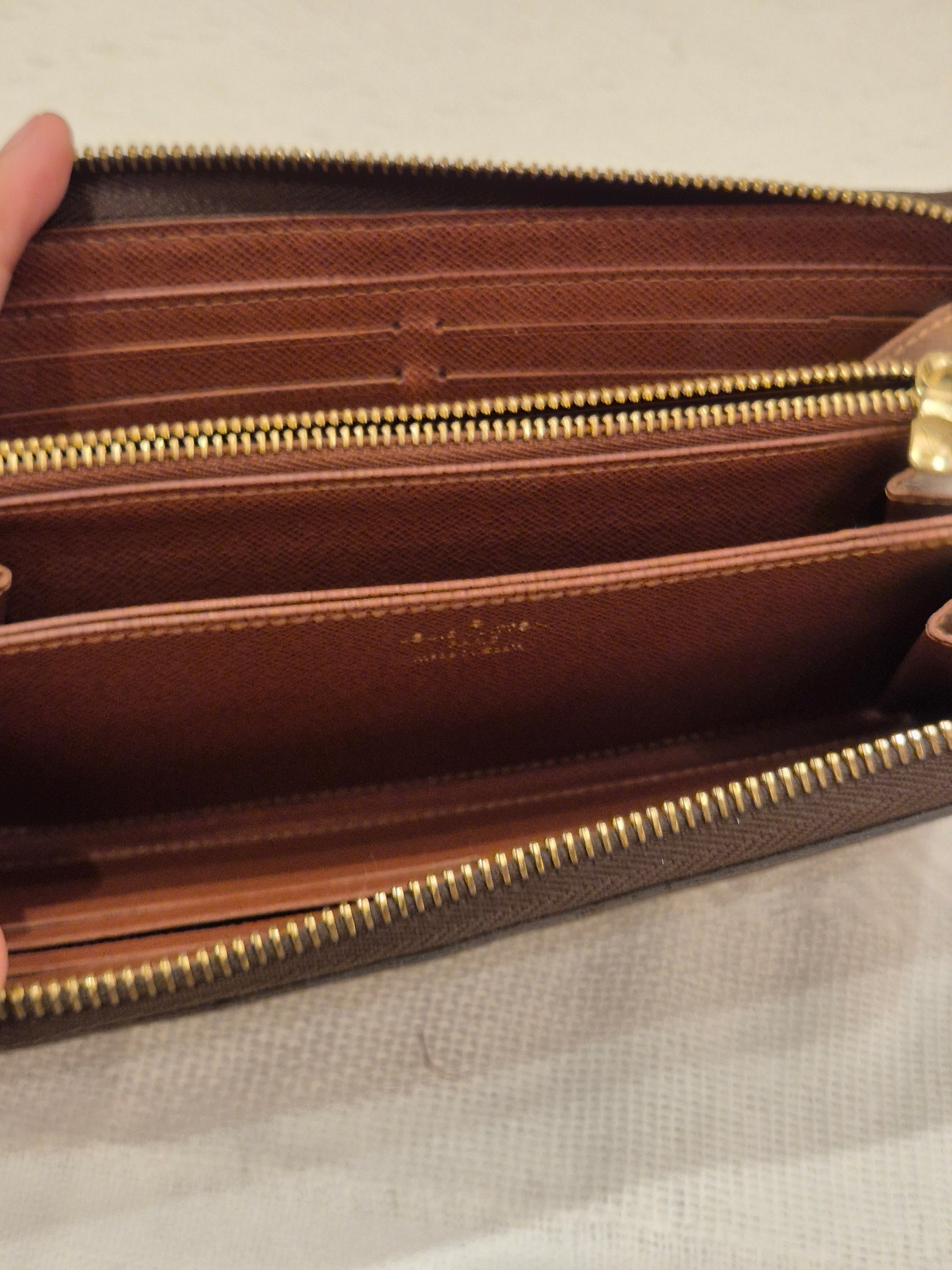 Louis Vuitton Zipper Long Wallet Monogram