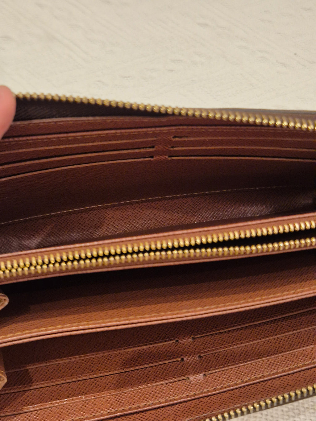 Louis Vuitton Zipper Long Wallet Monogram