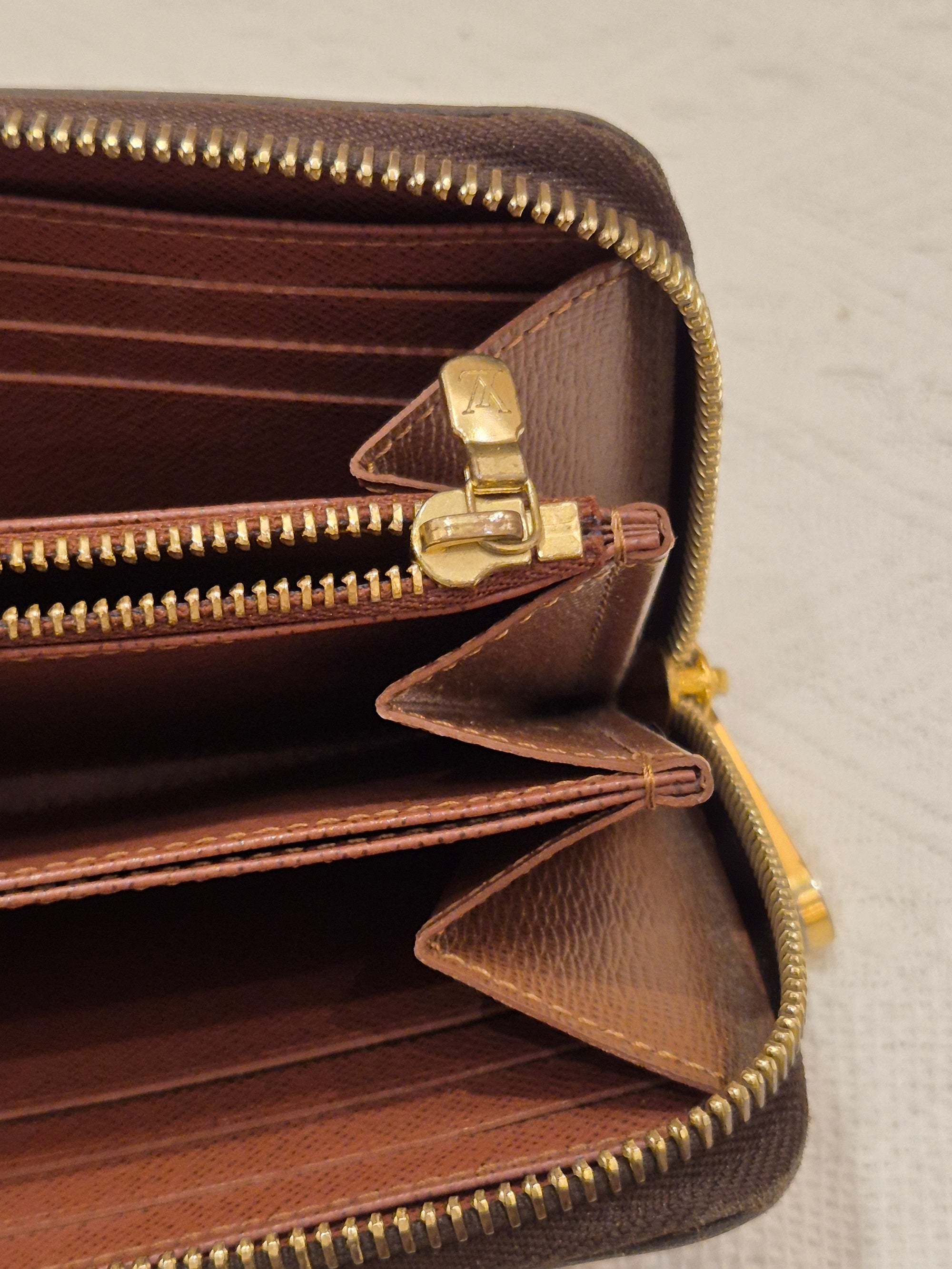 Louis Vuitton Zipper Long Wallet Monogram