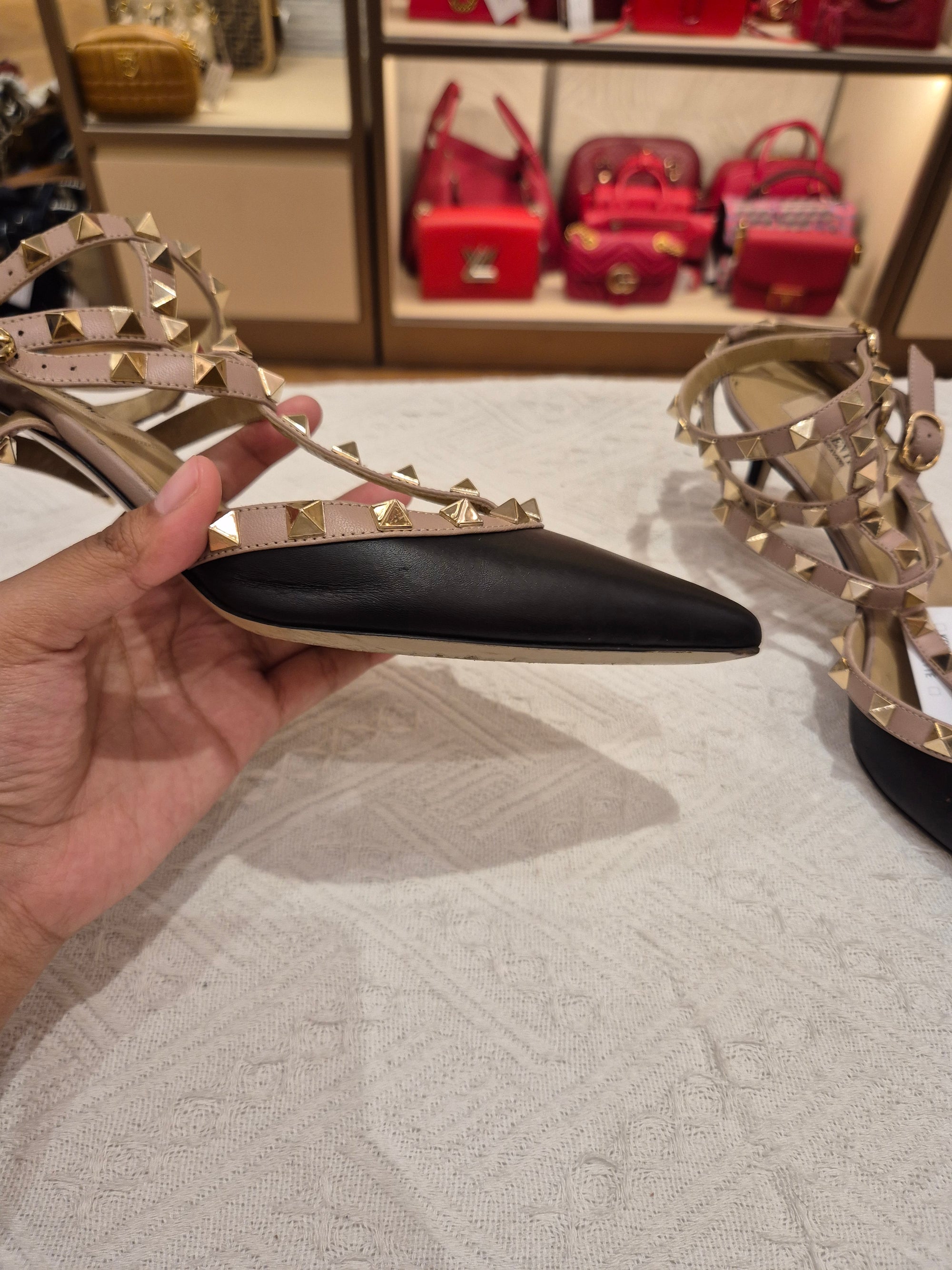 Valentino Heels Studed Black