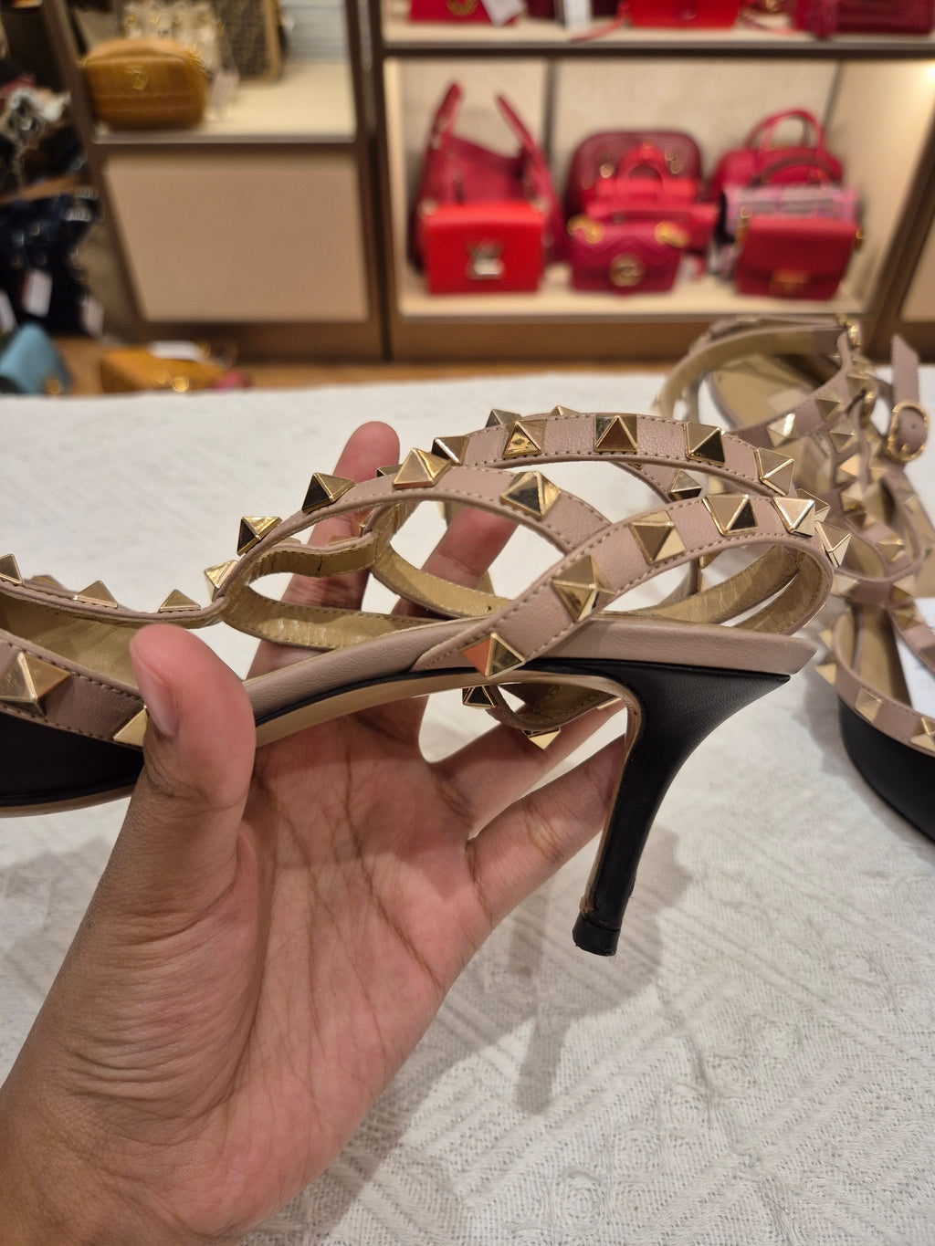 Valentino Heels Studed Black