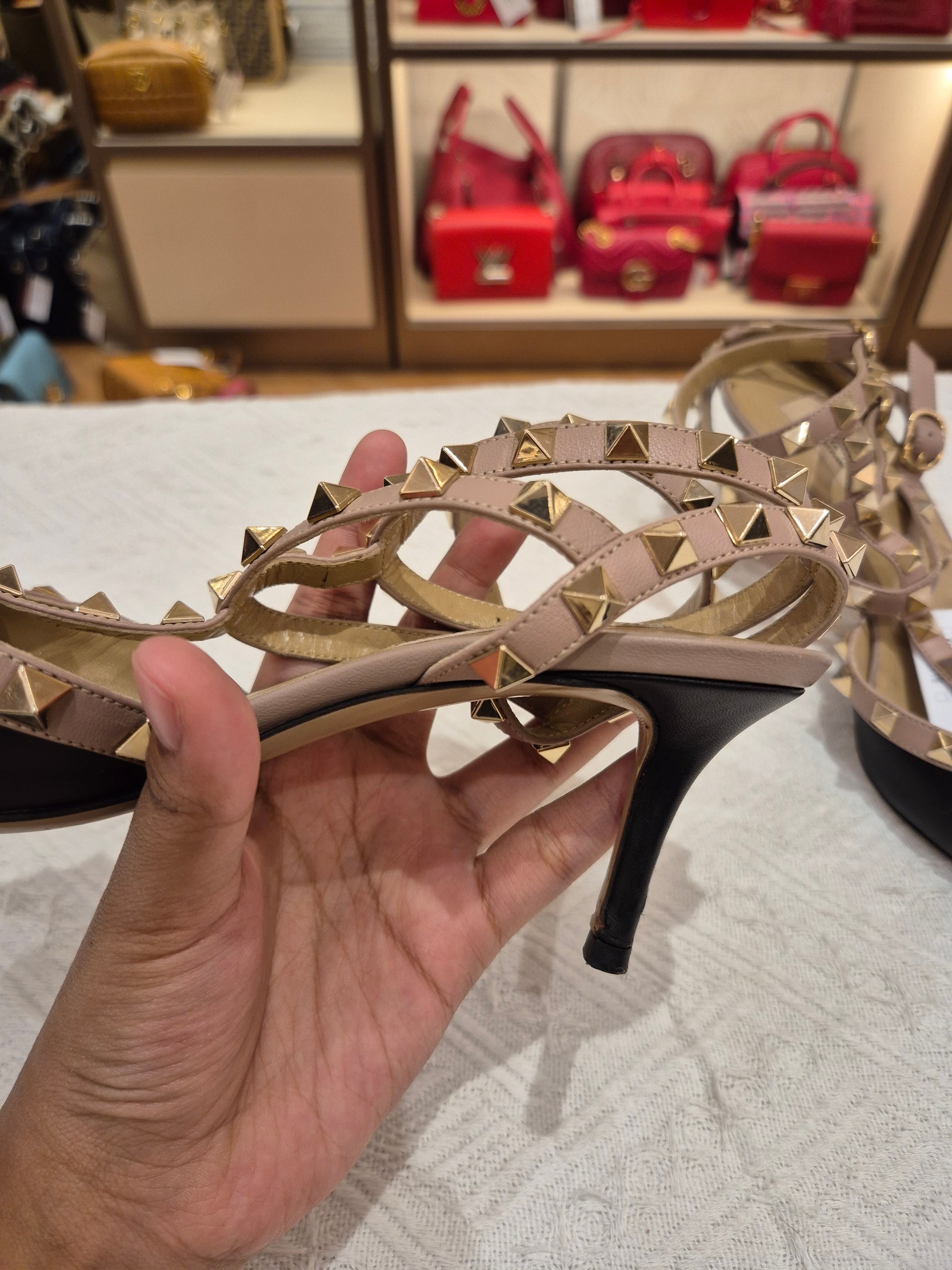 Valentino Heels Studed Black