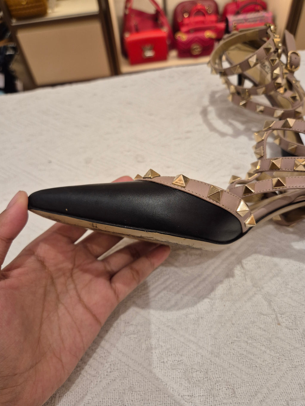 Valentino Heels Studed Black